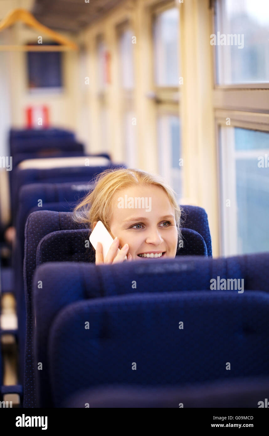 Train Phone Call Train telephone hi-res stock photography and images - Alamy