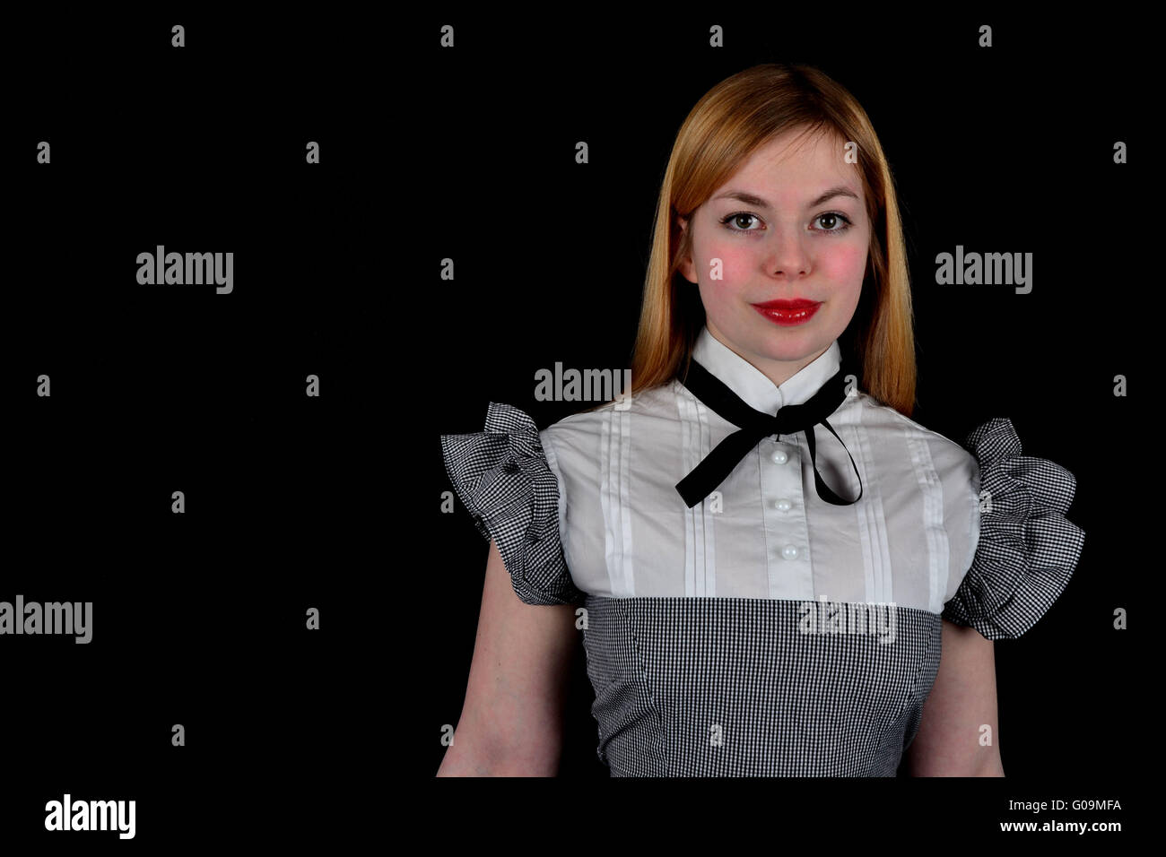 Portrait of a young pretty woman Stock Photo - Alamy