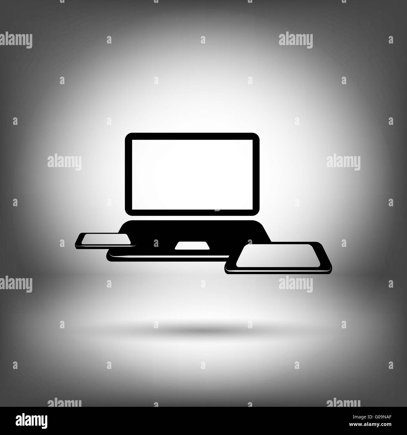 Pictograph of computer Stock Vector Image & Art - Alamy