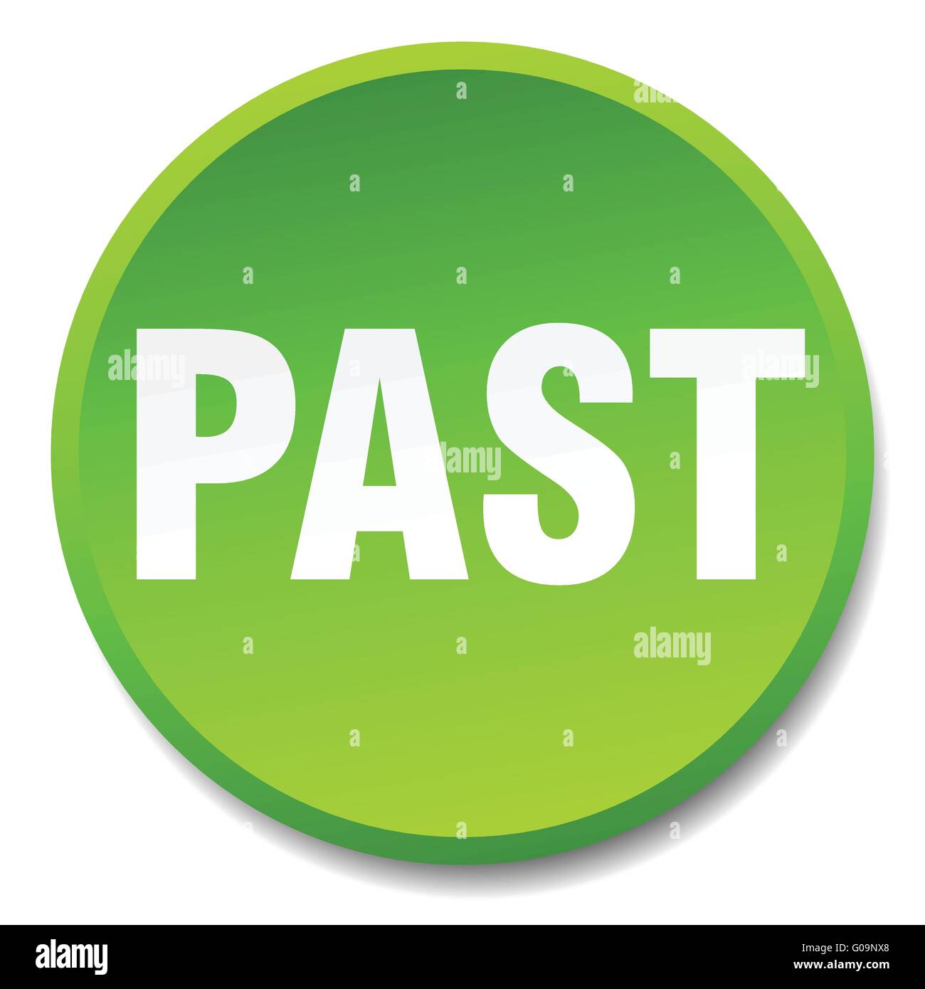 past green round flat isolated push button Stock Vector Image & Art - Alamy