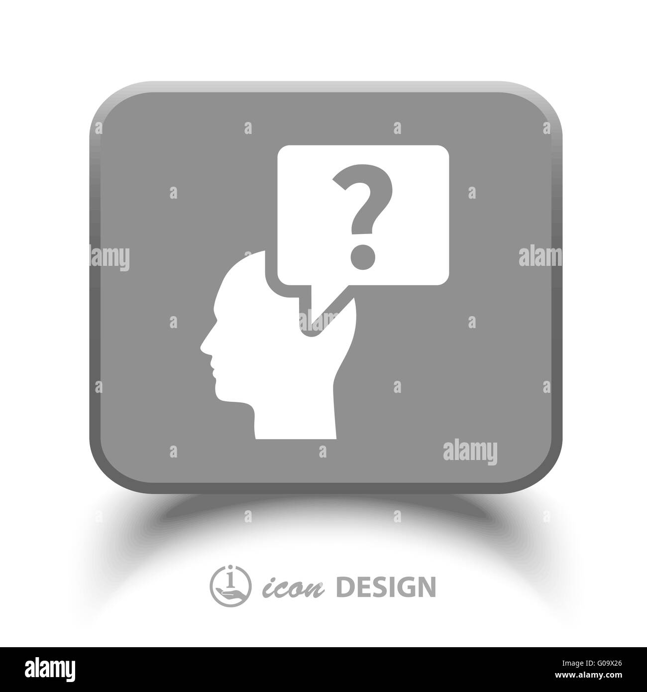 question mark and man icon Stock Vector Image & Art - Alamy