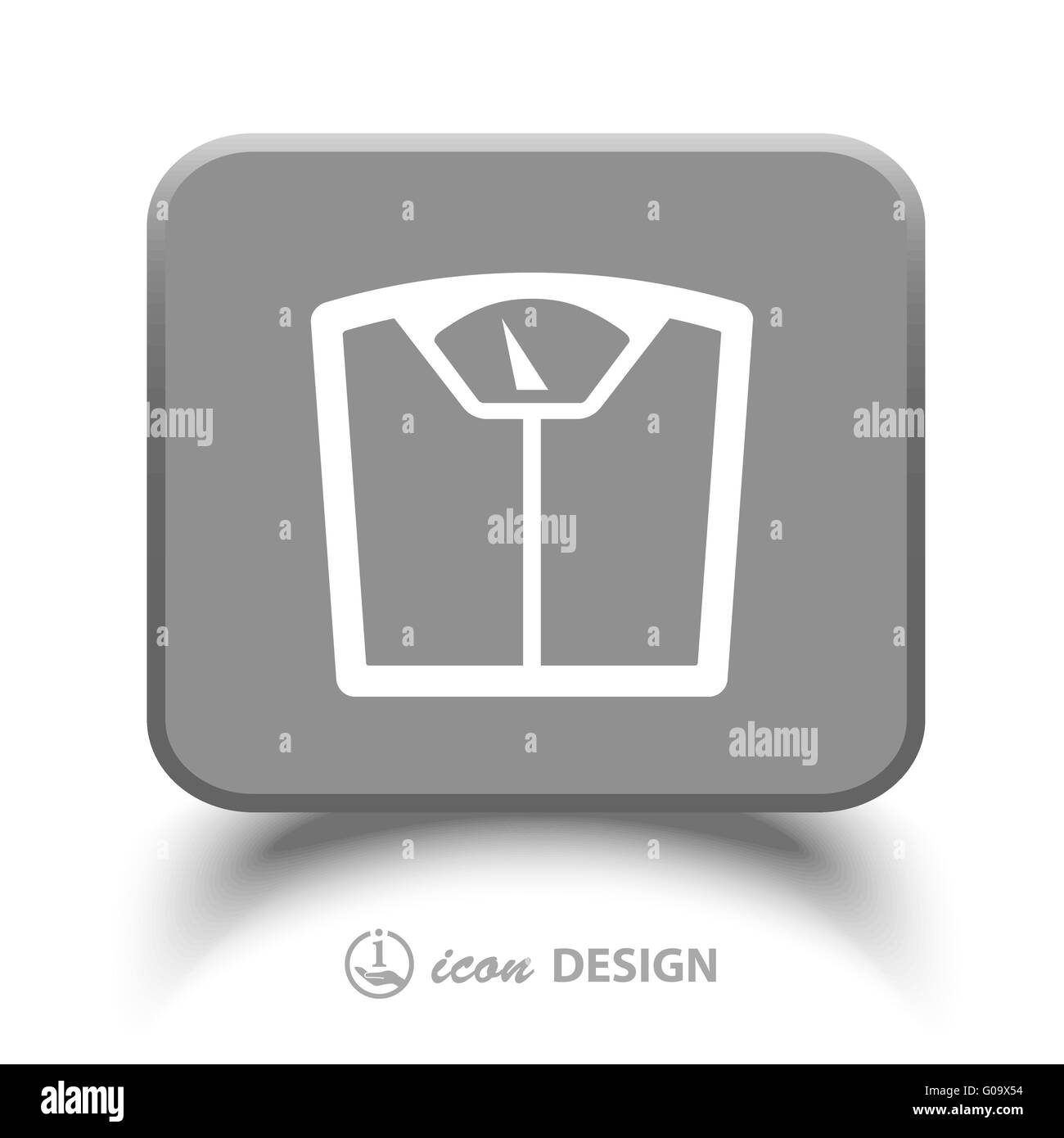 bathroom scale icon Stock Vector Image & Art - Alamy
