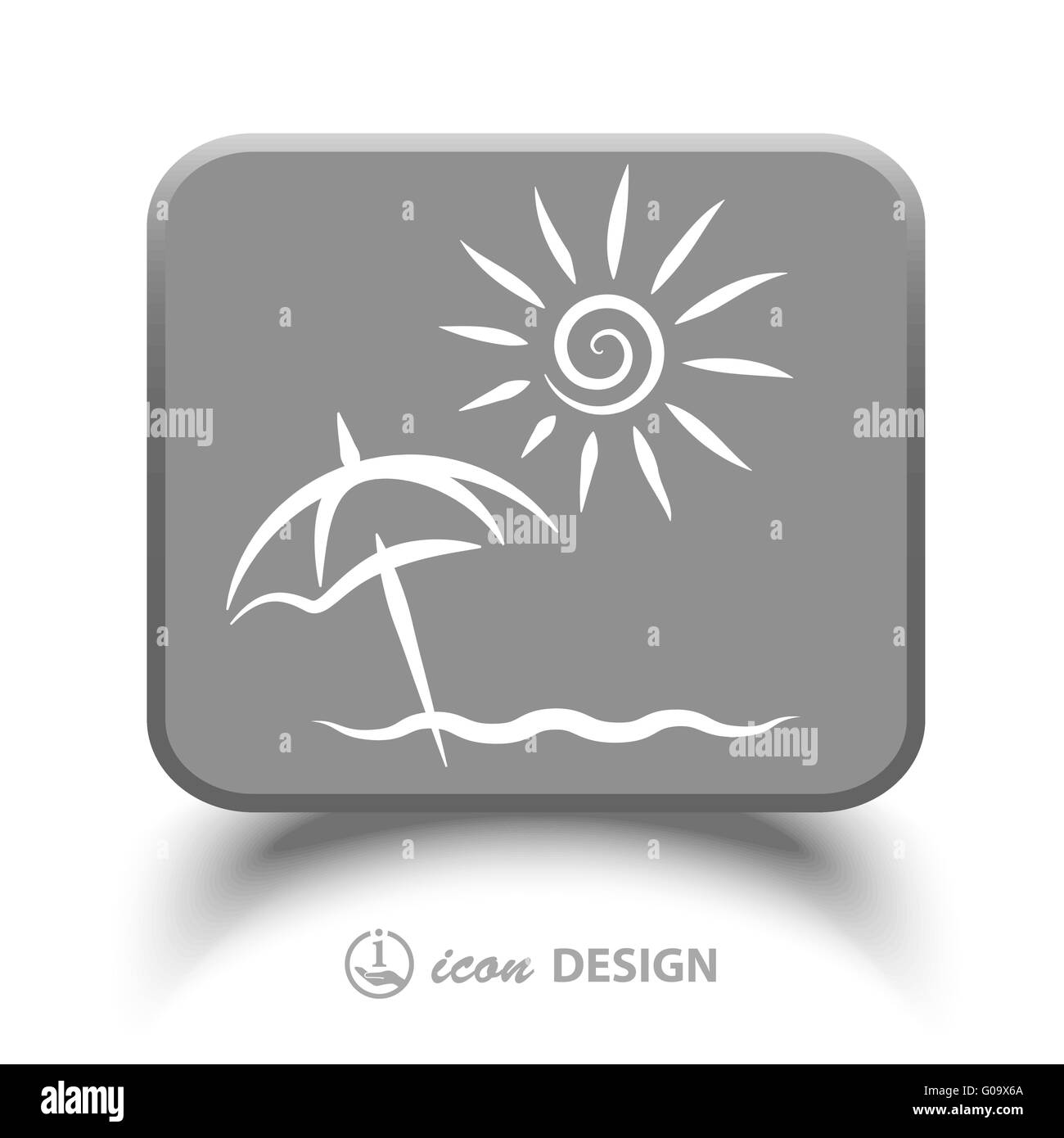 summer vacation icon Stock Vector Image & Art - Alamy