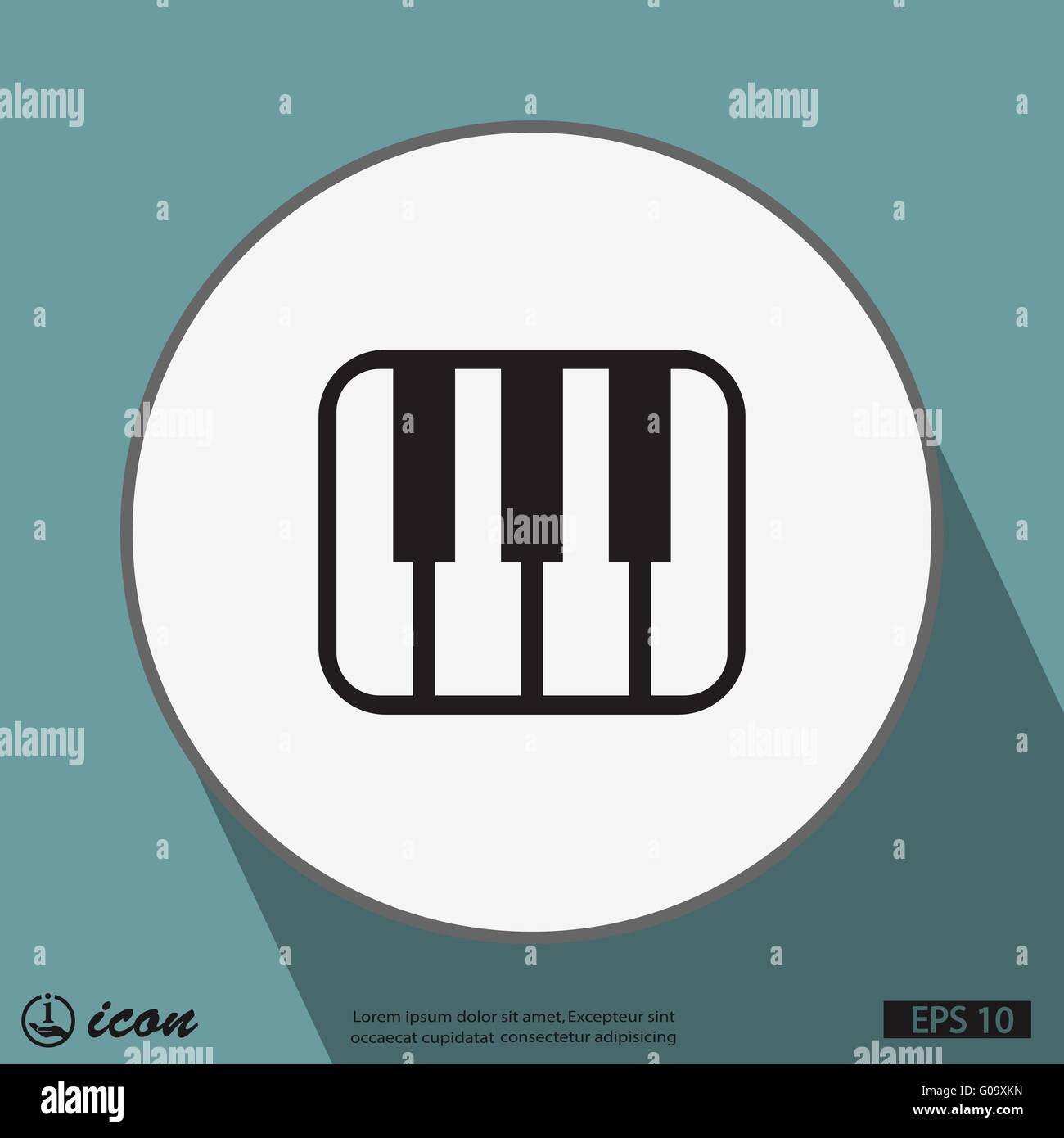 music keyboard icon Stock Vector Image & Art Alamy