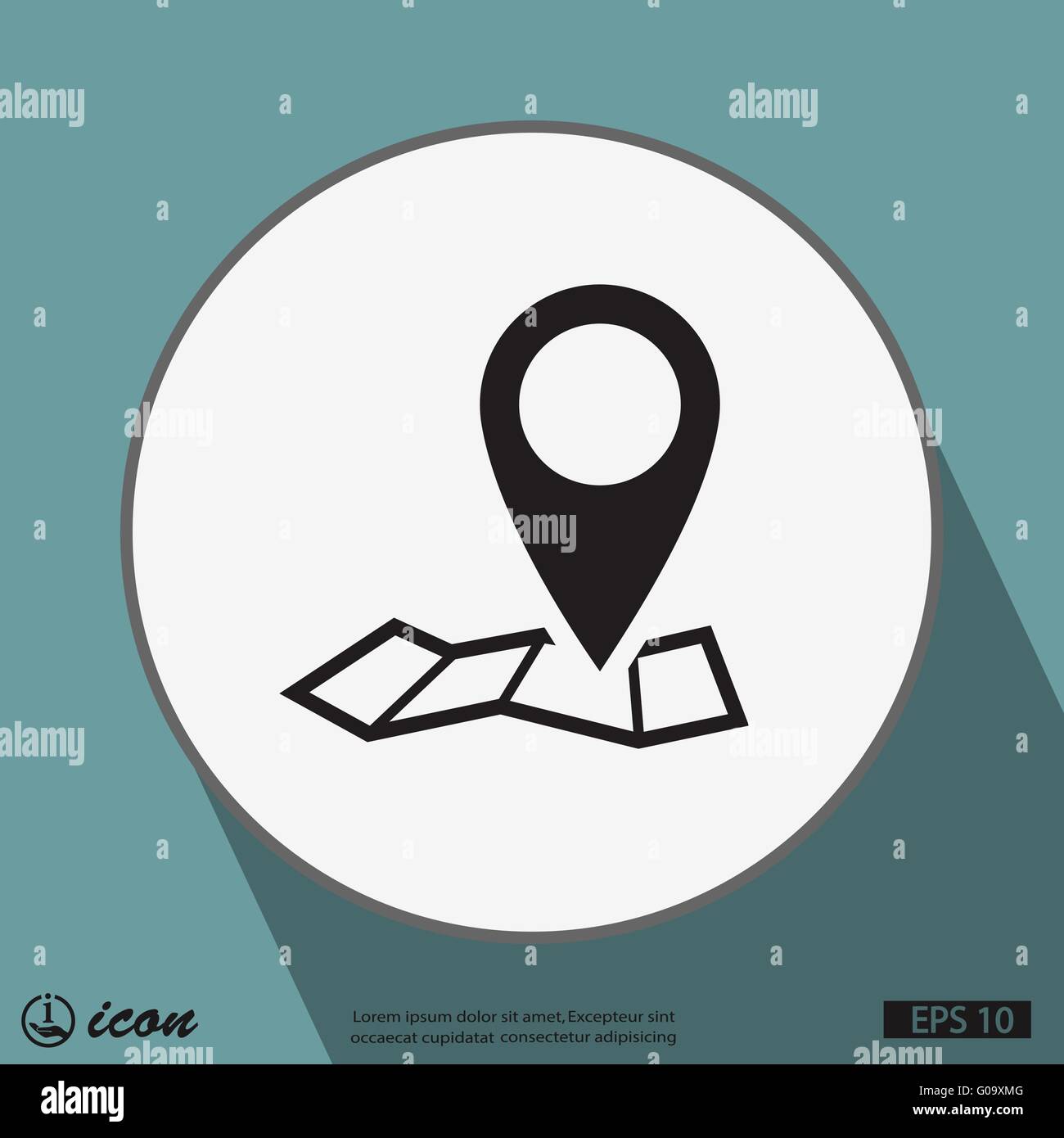 Map icon icon Stock Vector Image & Art - Alamy