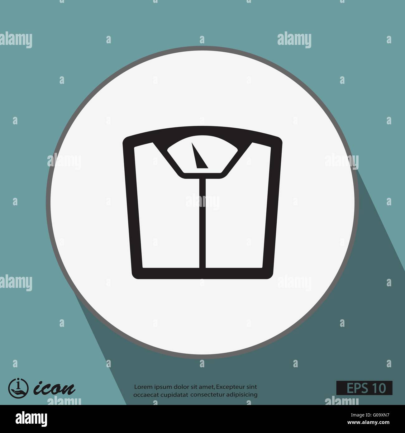bathroom scale icon Stock Vector Image & Art - Alamy