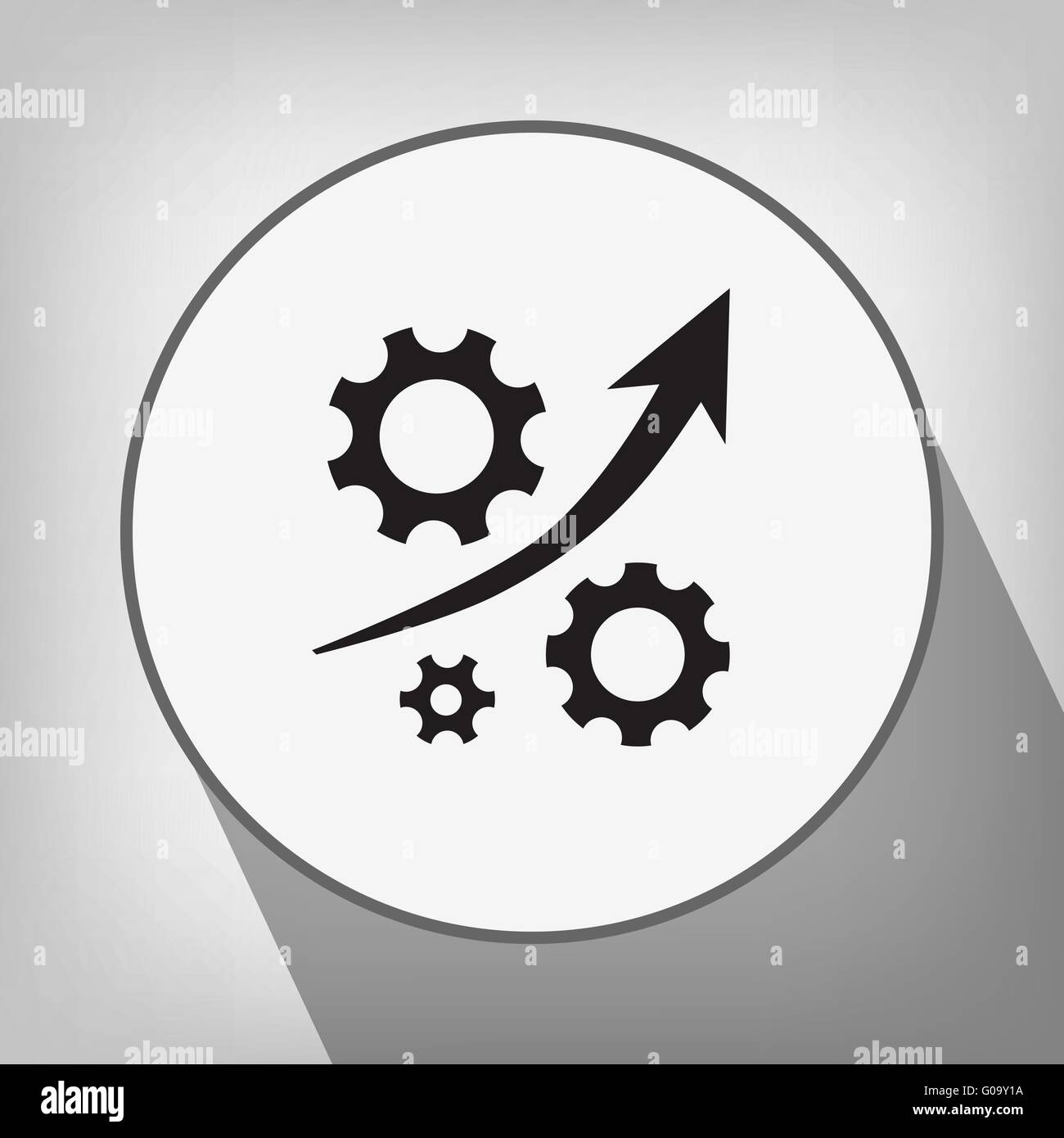 Gear vector icon illustration Stock Vector Images - Alamy