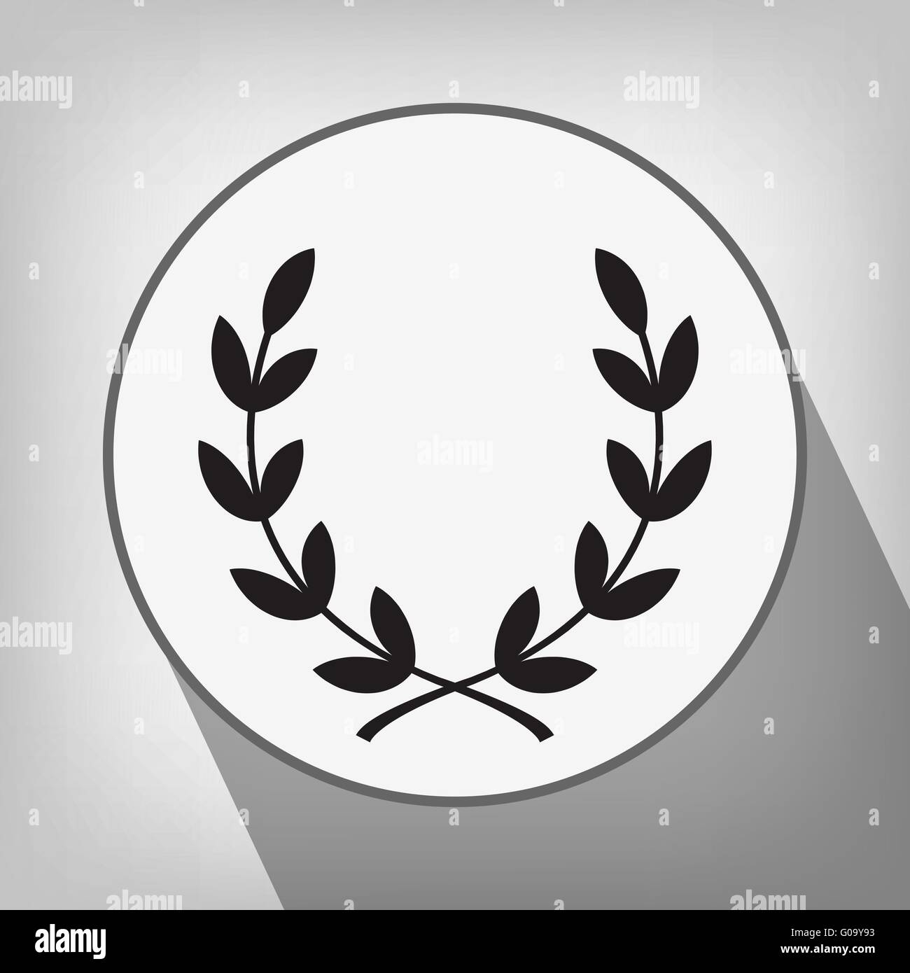 laurel wreath icon Stock Vector Image & Art - Alamy