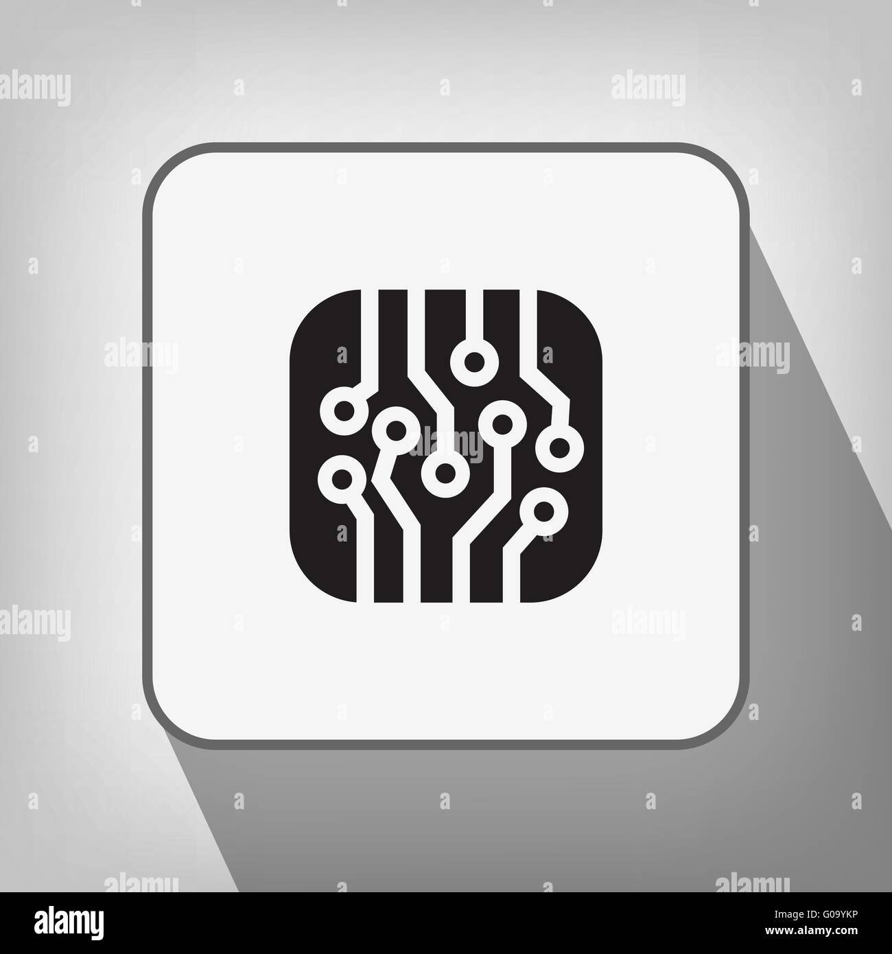 circuit board icon Stock Vector Image & Art - Alamy
