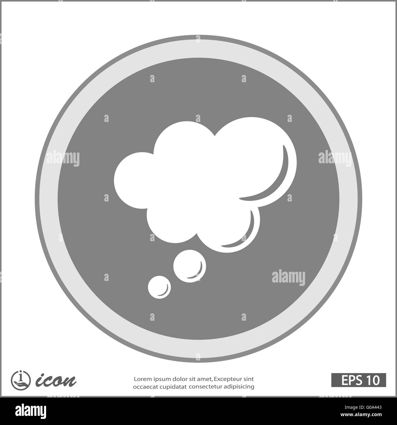 bubble speech icon Stock Vector Image & Art - Alamy