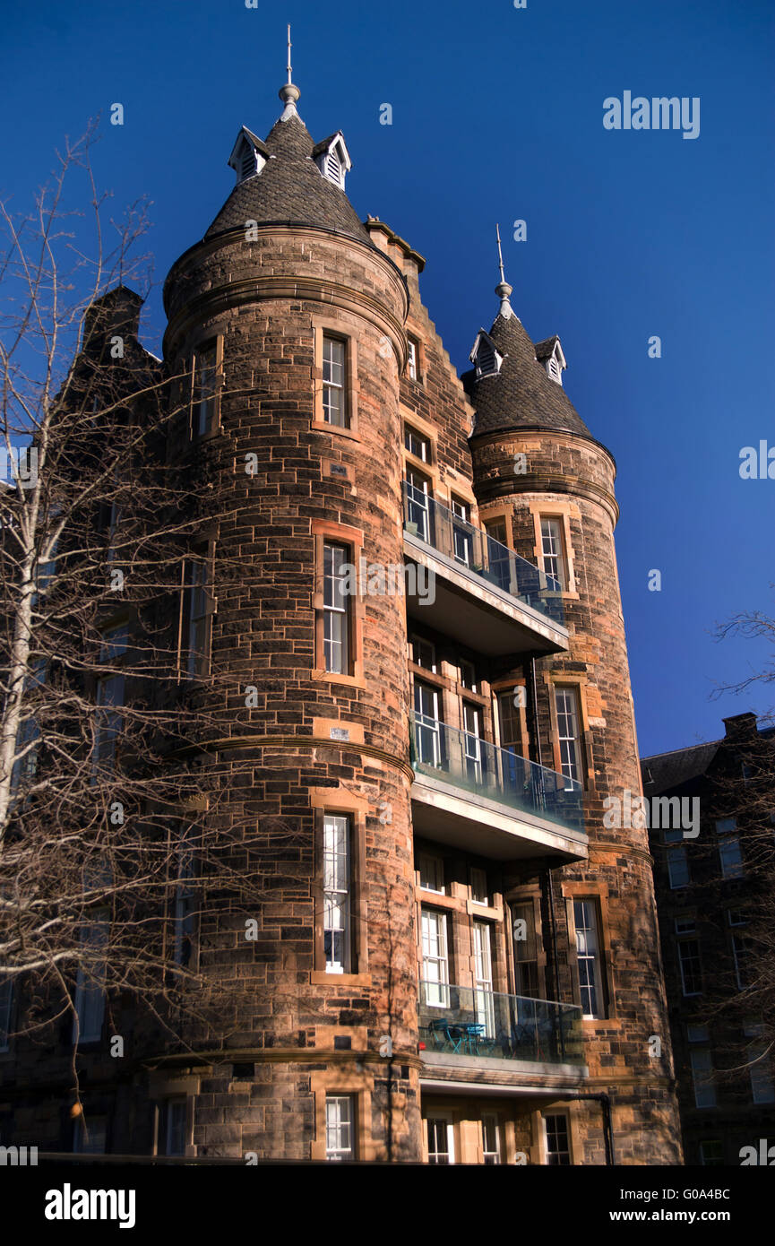 Old residential building, The Meadows, Edinburgh Stock Photo Alamy