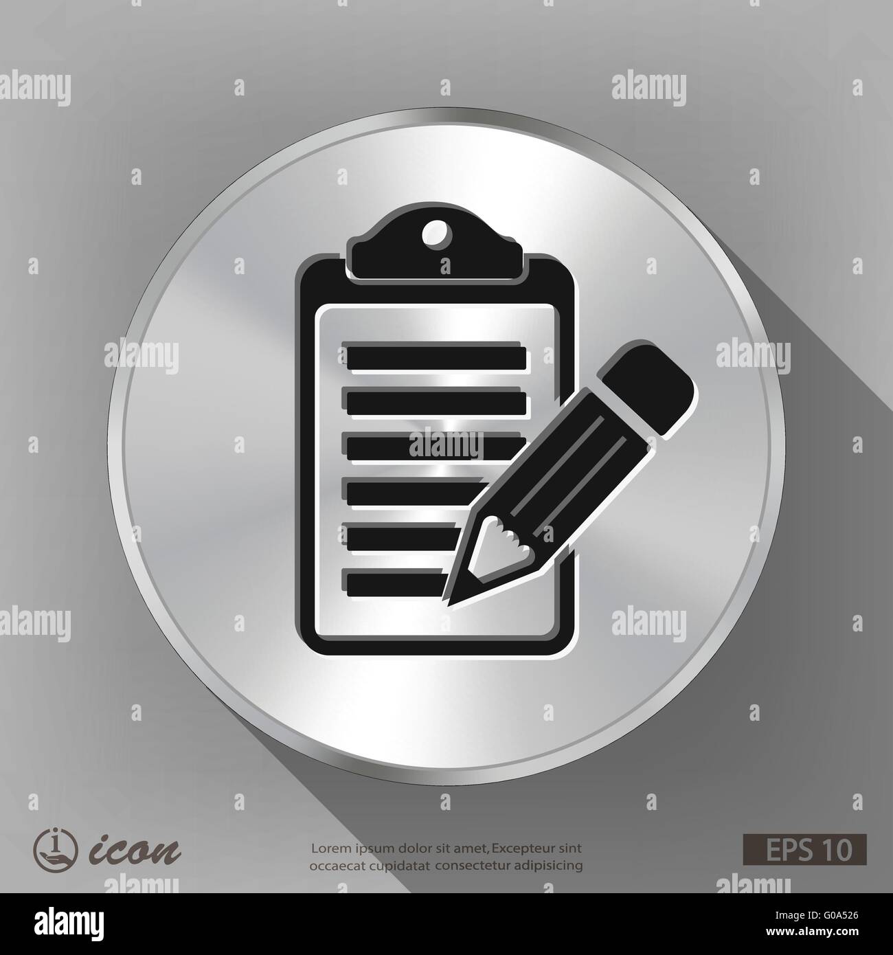 note icon Stock Vector Image & Art - Alamy
