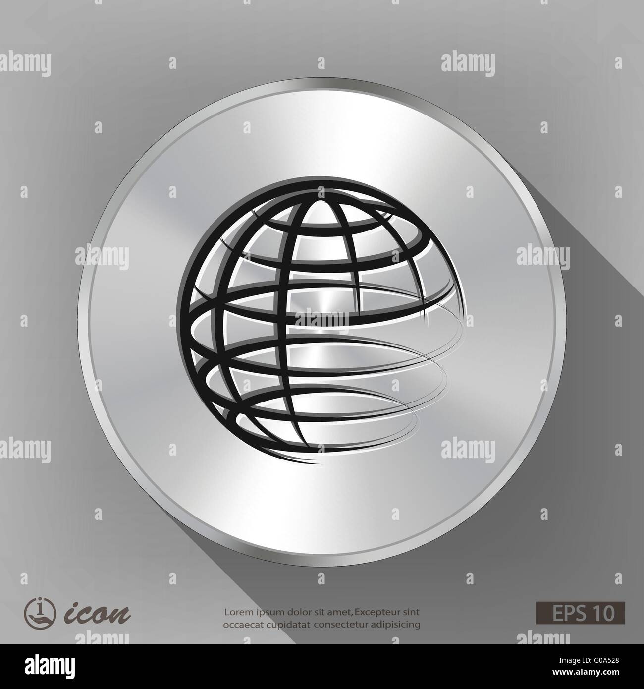 globe icon Stock Vector Image & Art - Alamy