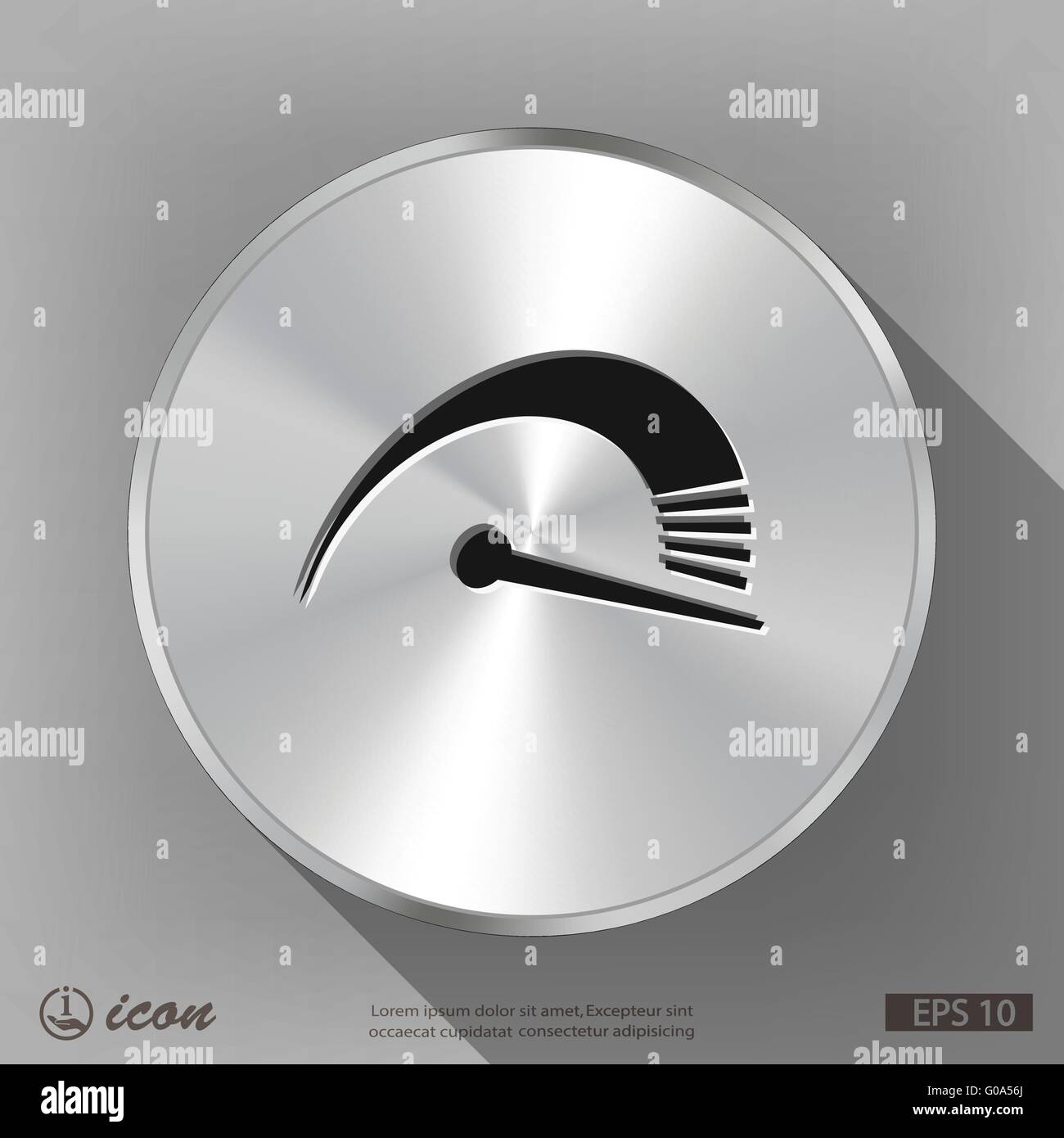 speedometer icon Stock Vector Image & Art - Alamy