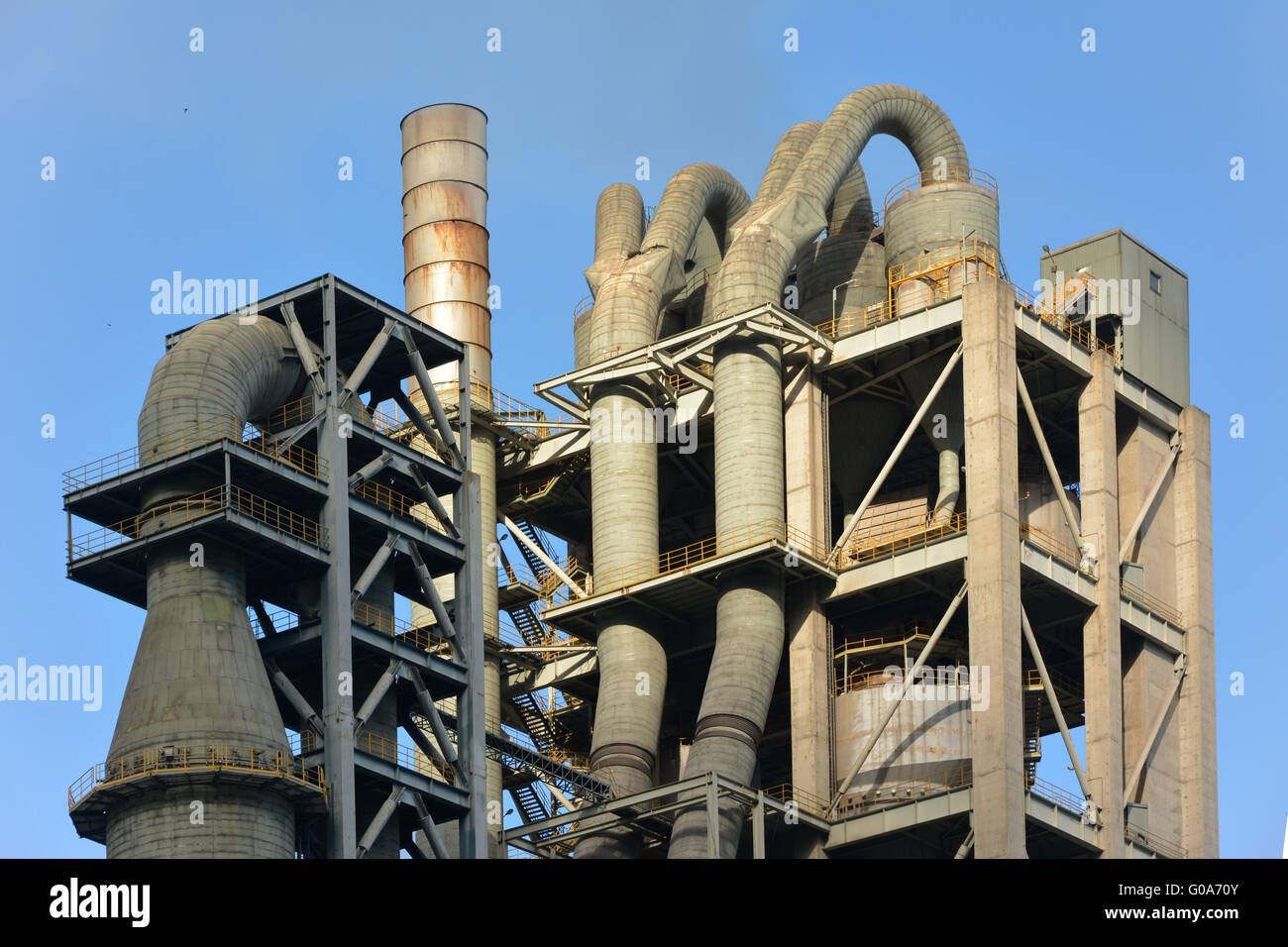 Cement plant, factory Stock Photo