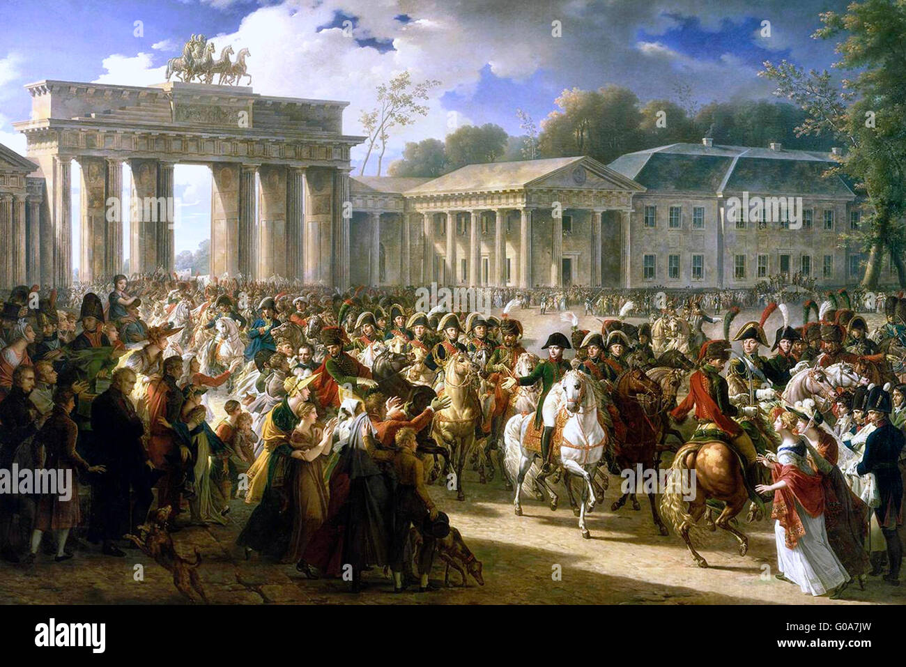 Napoleon in Berlin, 1806 Charles Meynier Stock Photo