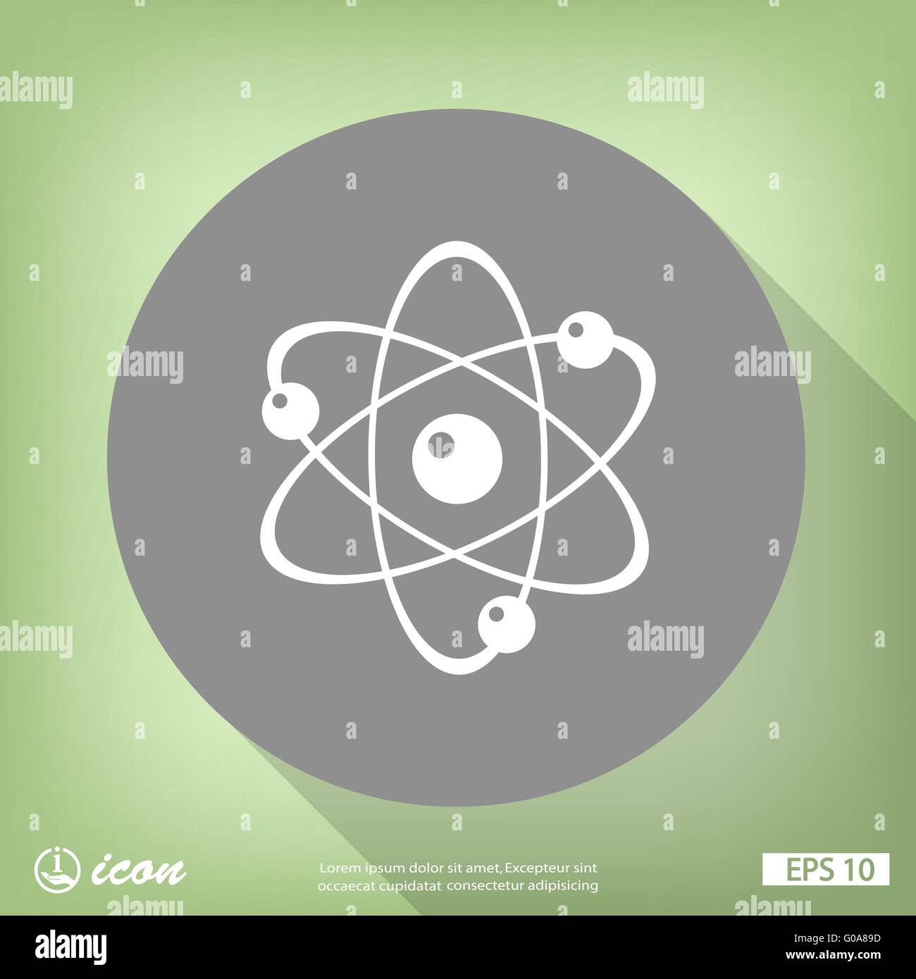 Pictograph of atom Stock Vector Image & Art - Alamy