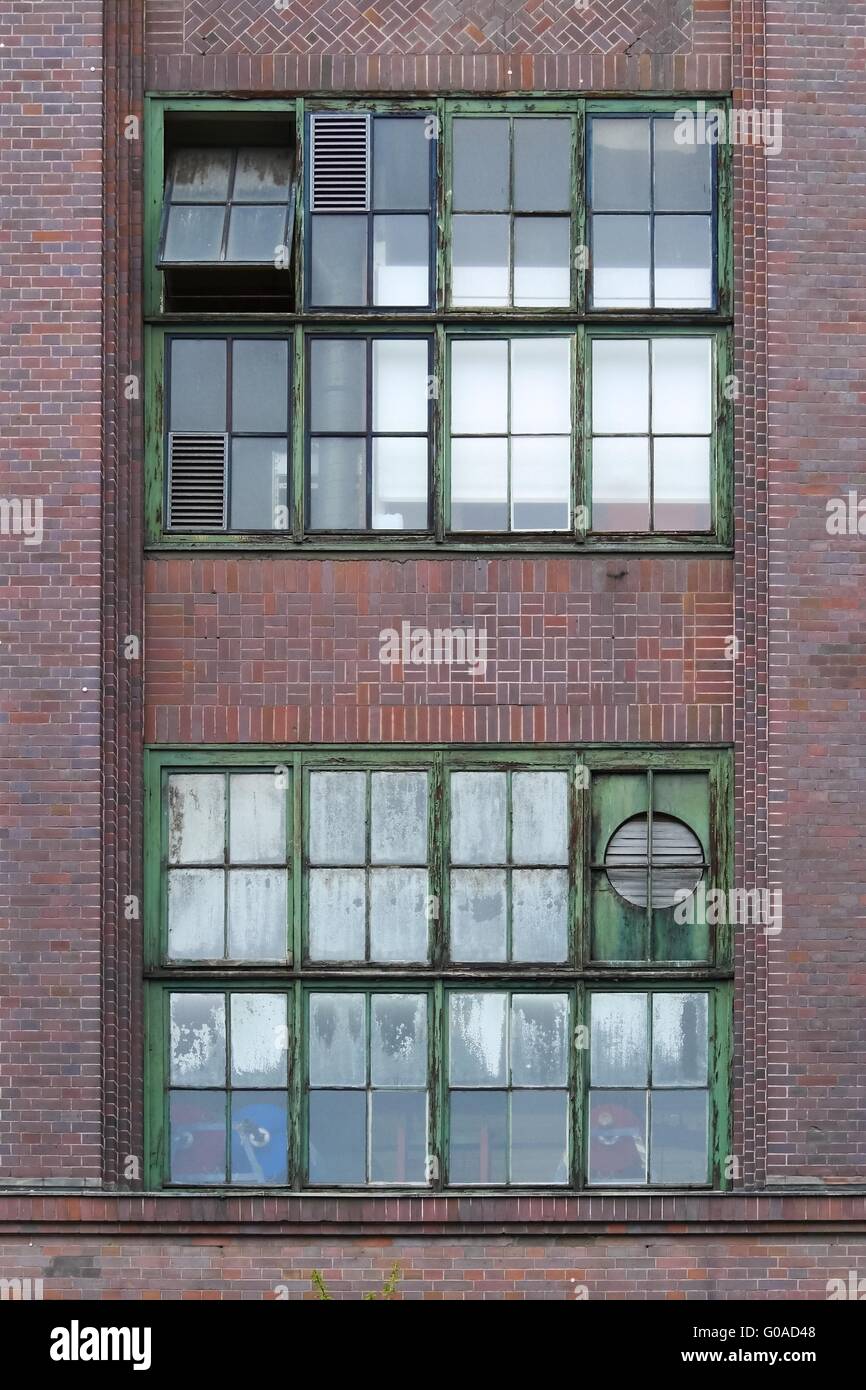 Old factory windows Stock Photo Alamy