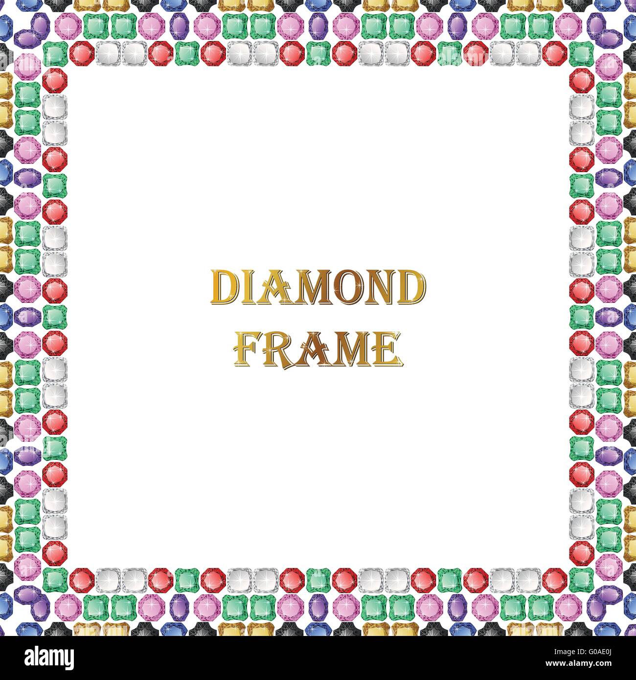 Diamond square frame Stock Vector Image & Art - Alamy
