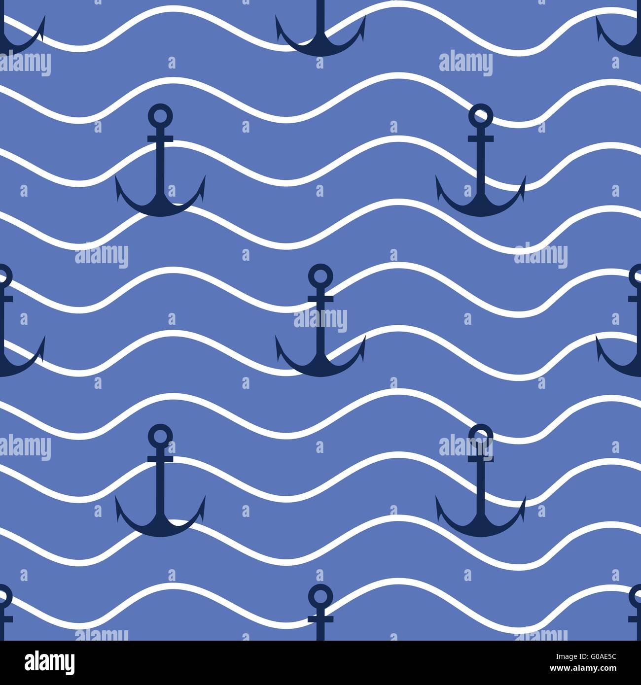 Vector anchor seamless pattern Stock Vector Image & Art - Alamy