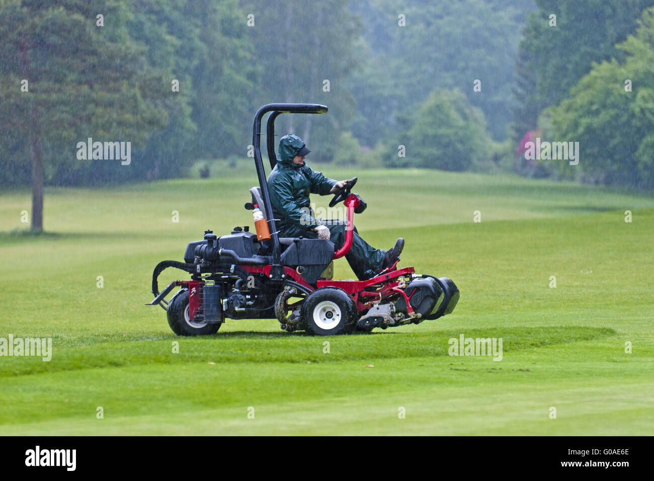 Mowing Stock Photo