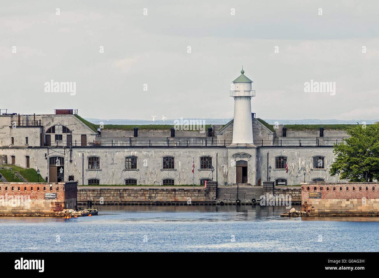 The Lighthouse In The Harbour At Copenhagen denmar Stock Photo