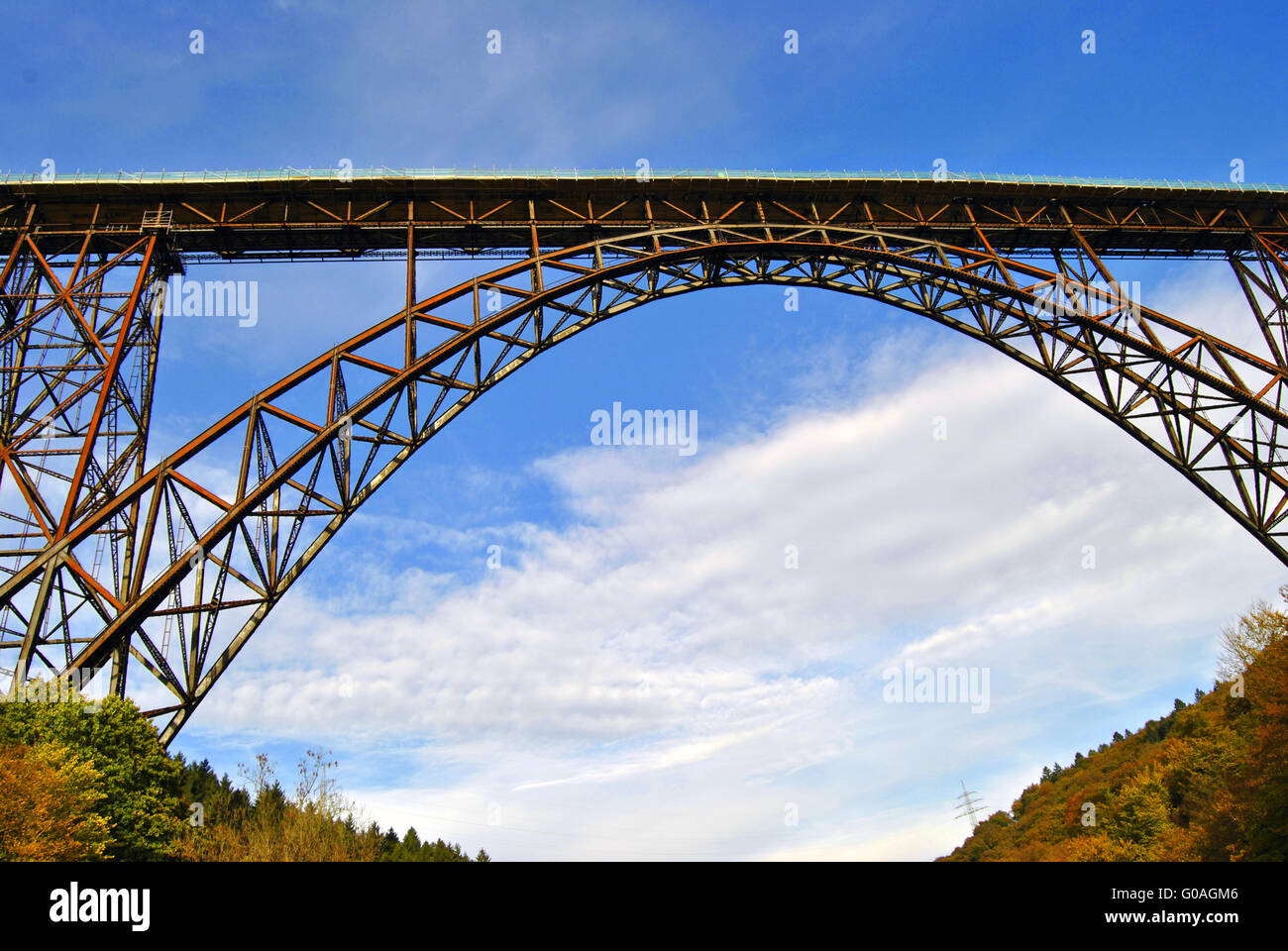 Germany Solingen Bridge Stock Photo