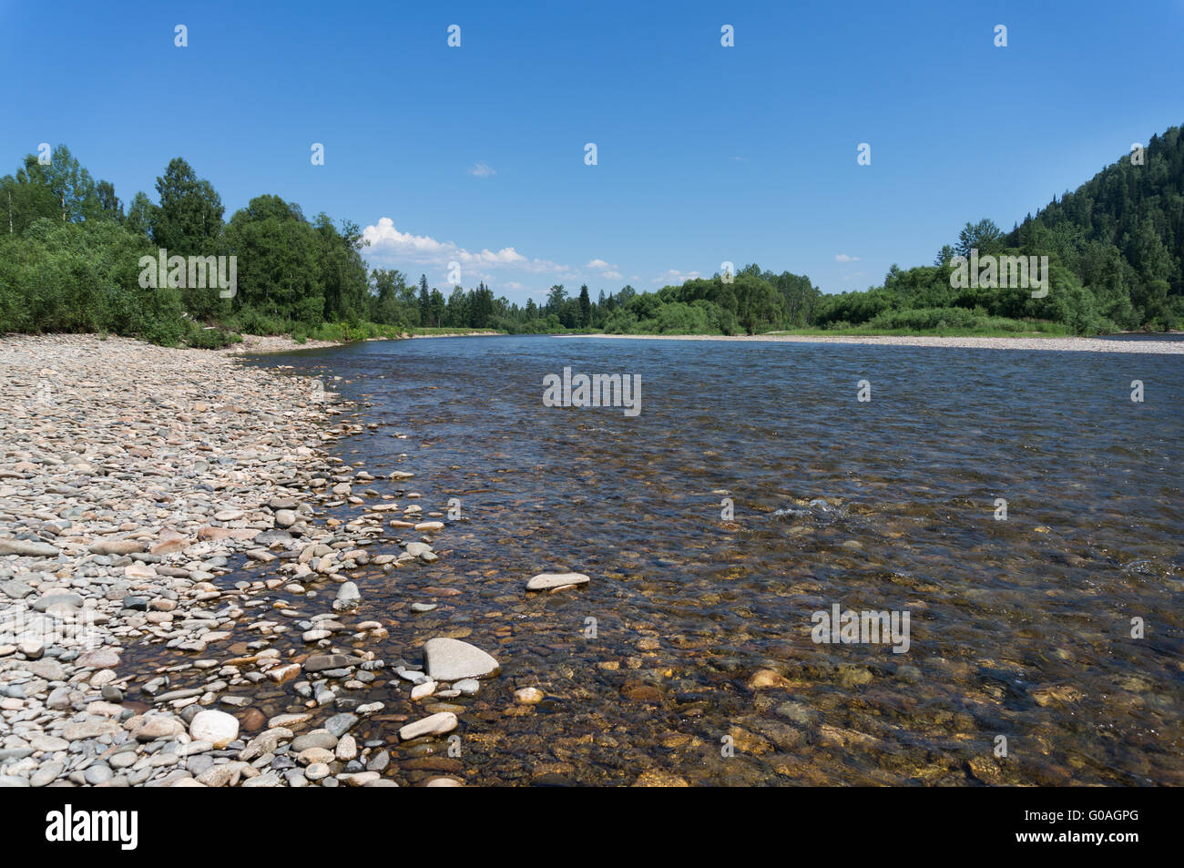 Stream flowing into river hi-res stock photography and images - Alamy