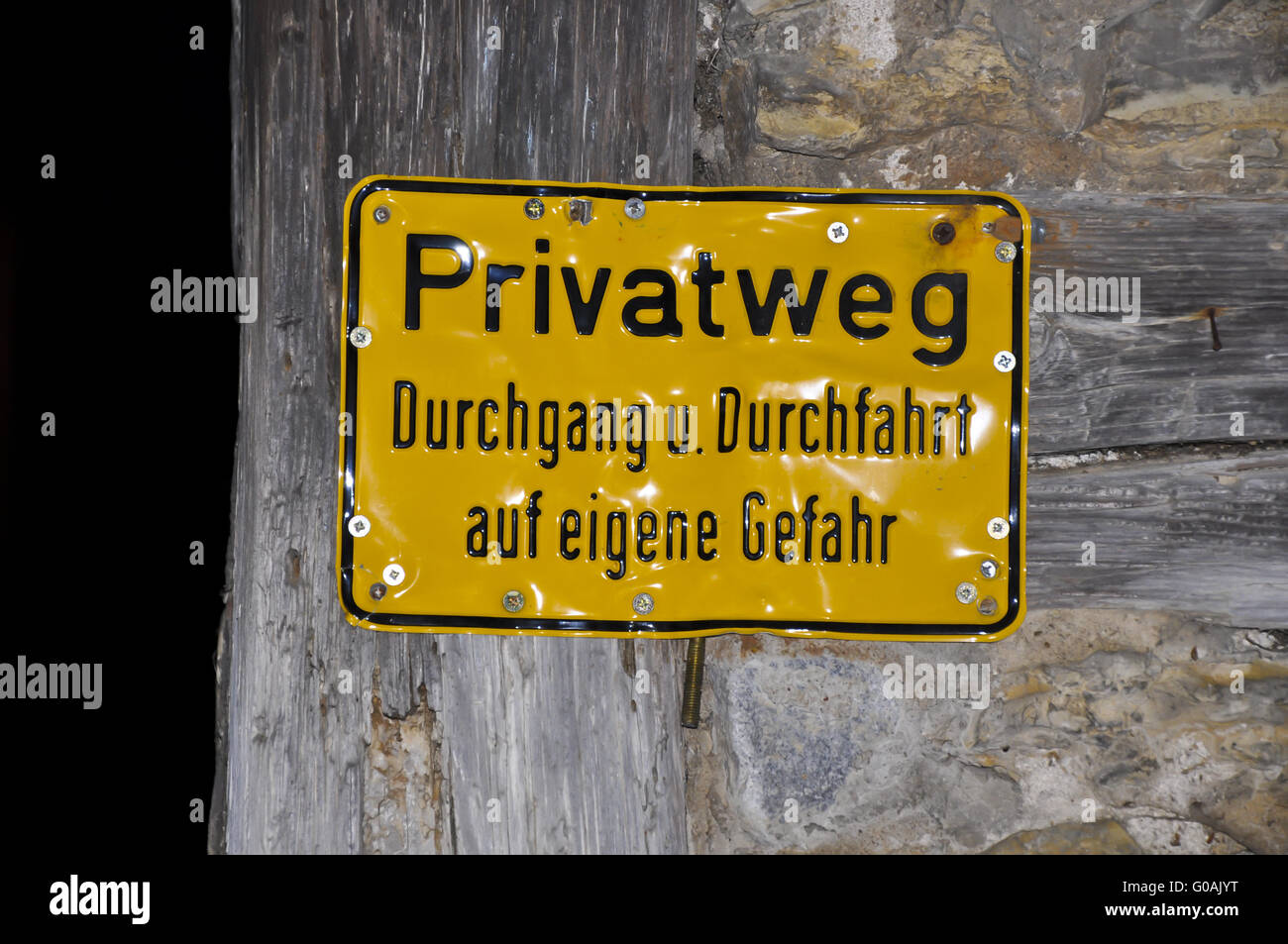 private way Stock Photo