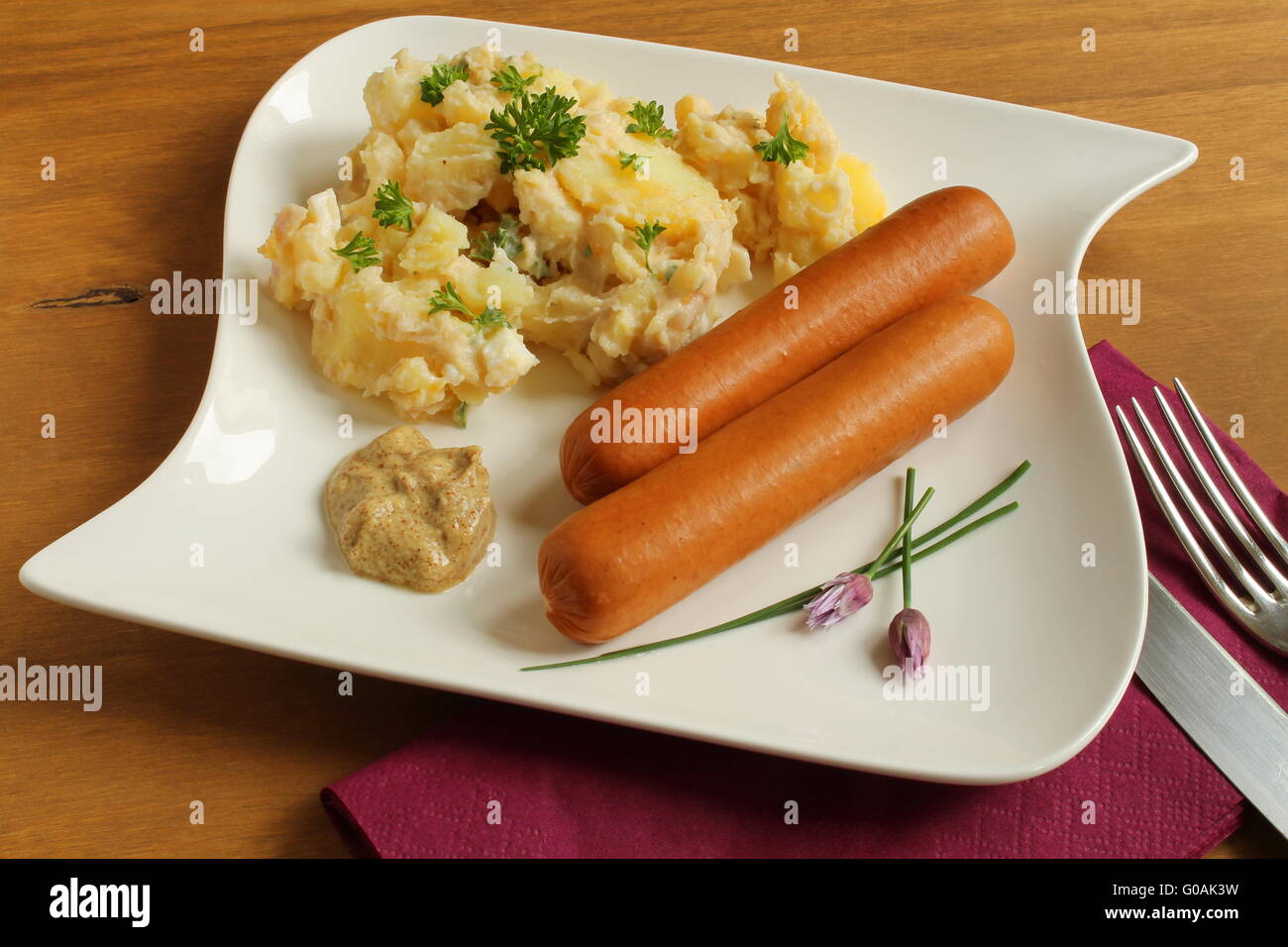 potato salad Stock Photo