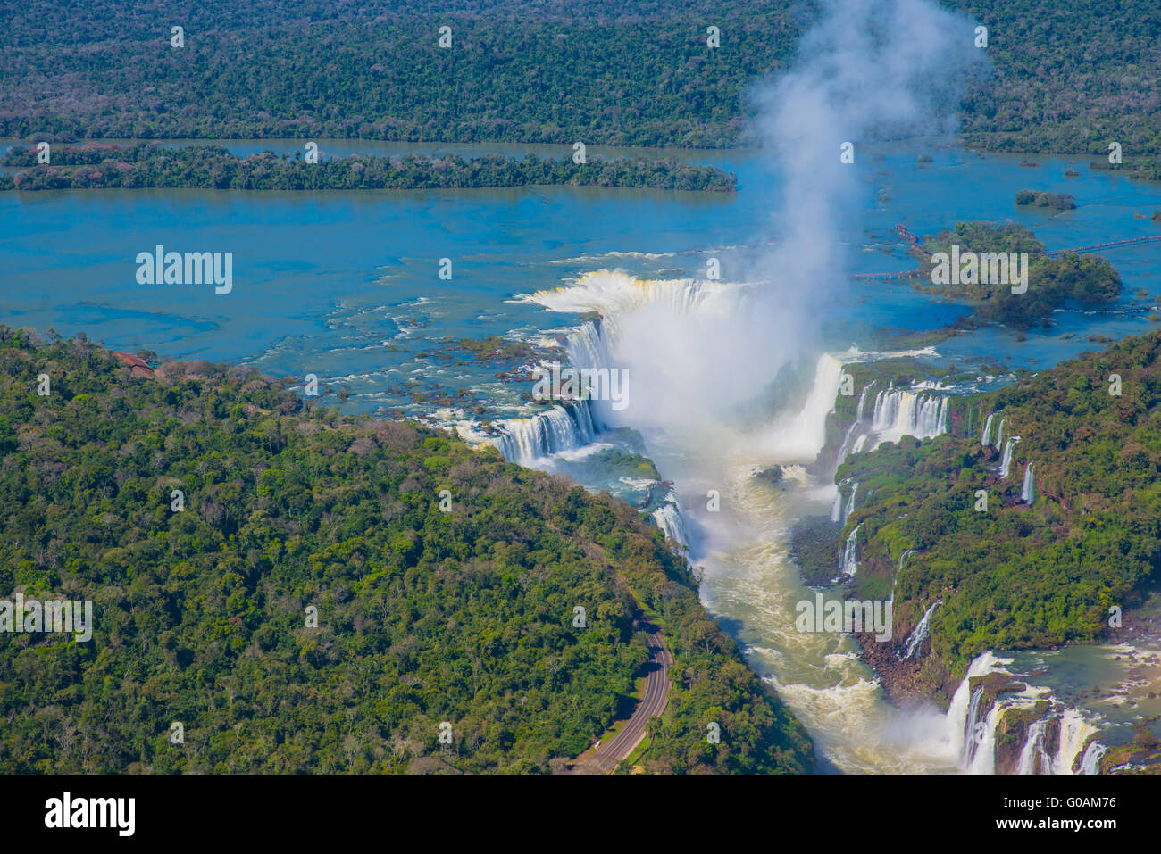 Iguac Waterfalls Stock Photo