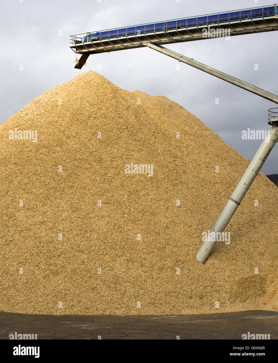 Conveyor Belt at Building Site Stock Photo Alamy