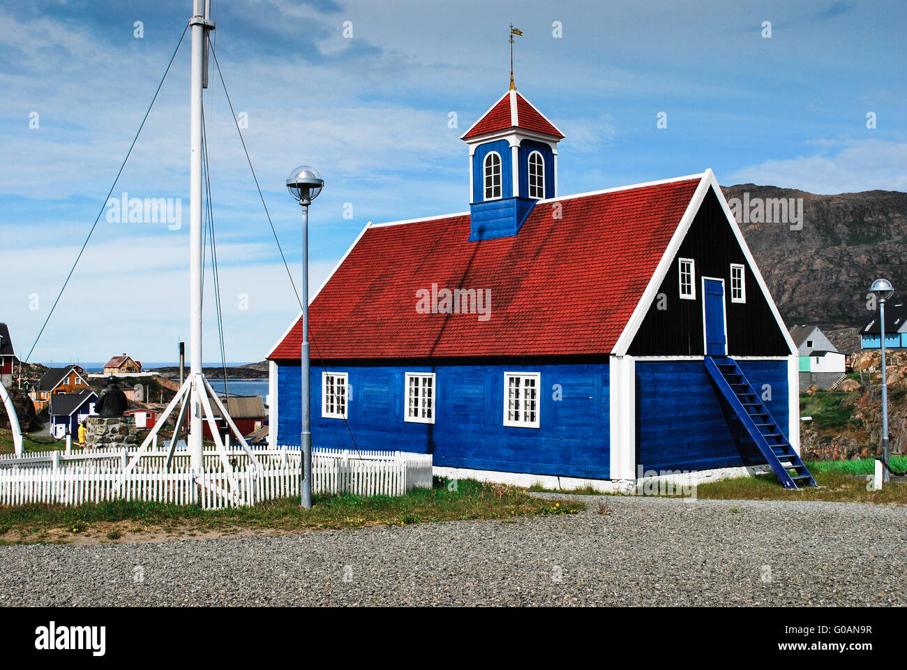 Church of Sisimiut, Greenland Stock Photo