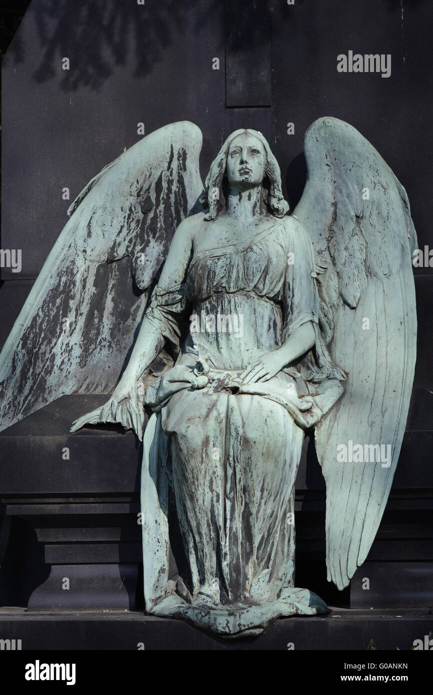 Cemetery angel Stock Photo