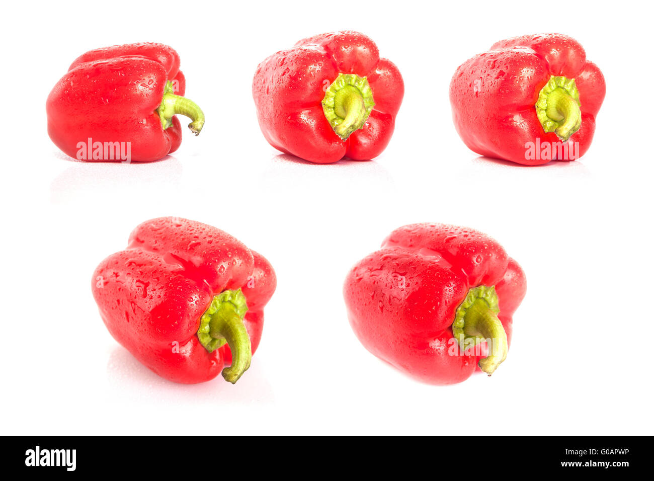 variants of pepper Stock Photo