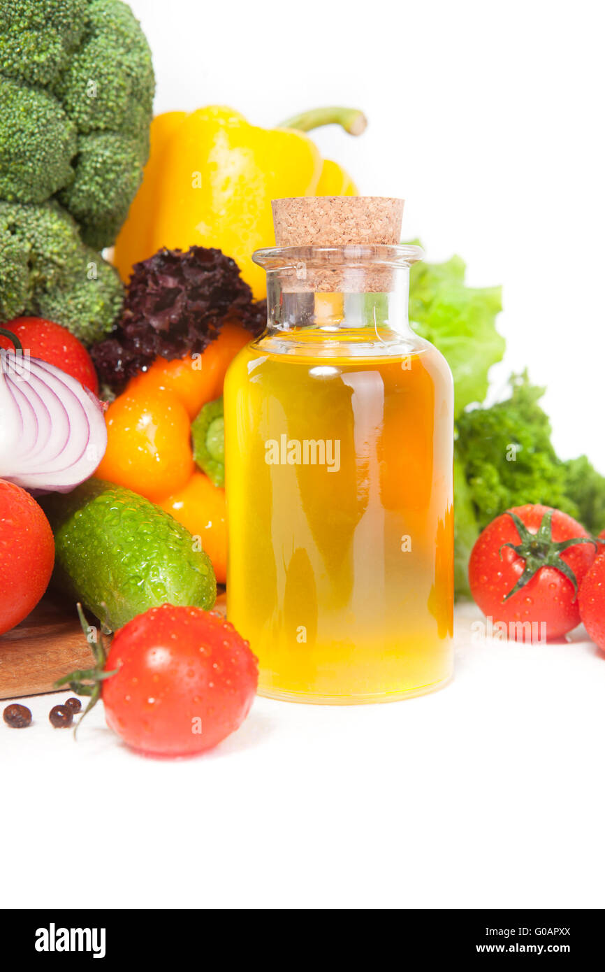 vegetables and oil Stock Photo Alamy