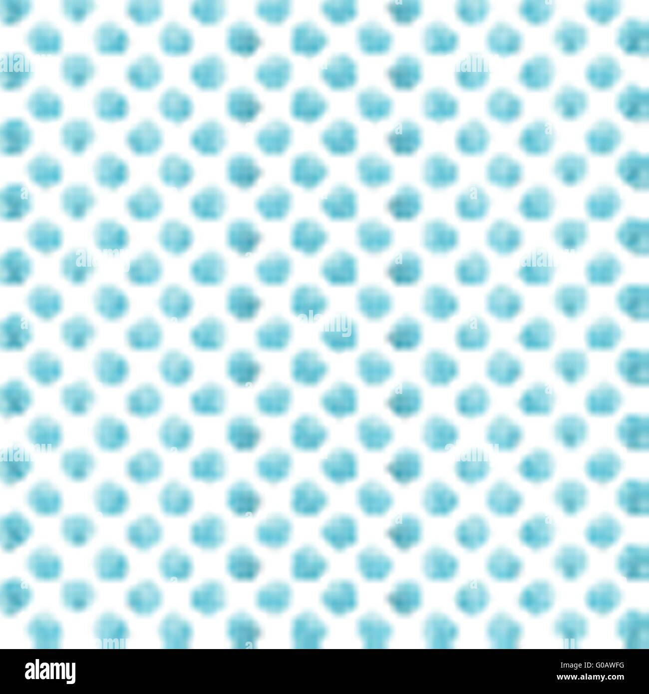 Seamless polka dot pattern from watercolor paint blue circles Stock ...