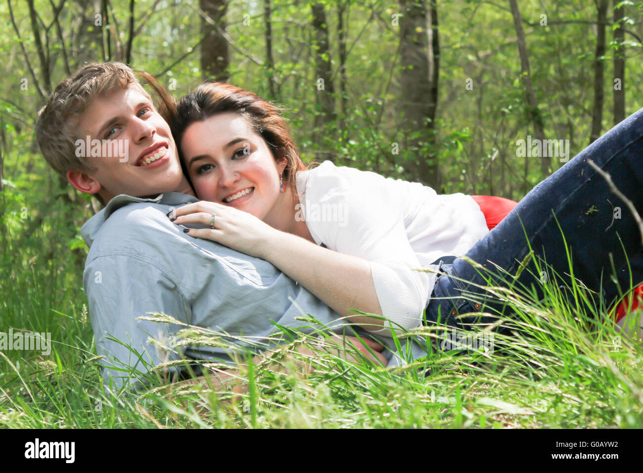young love Stock Photo