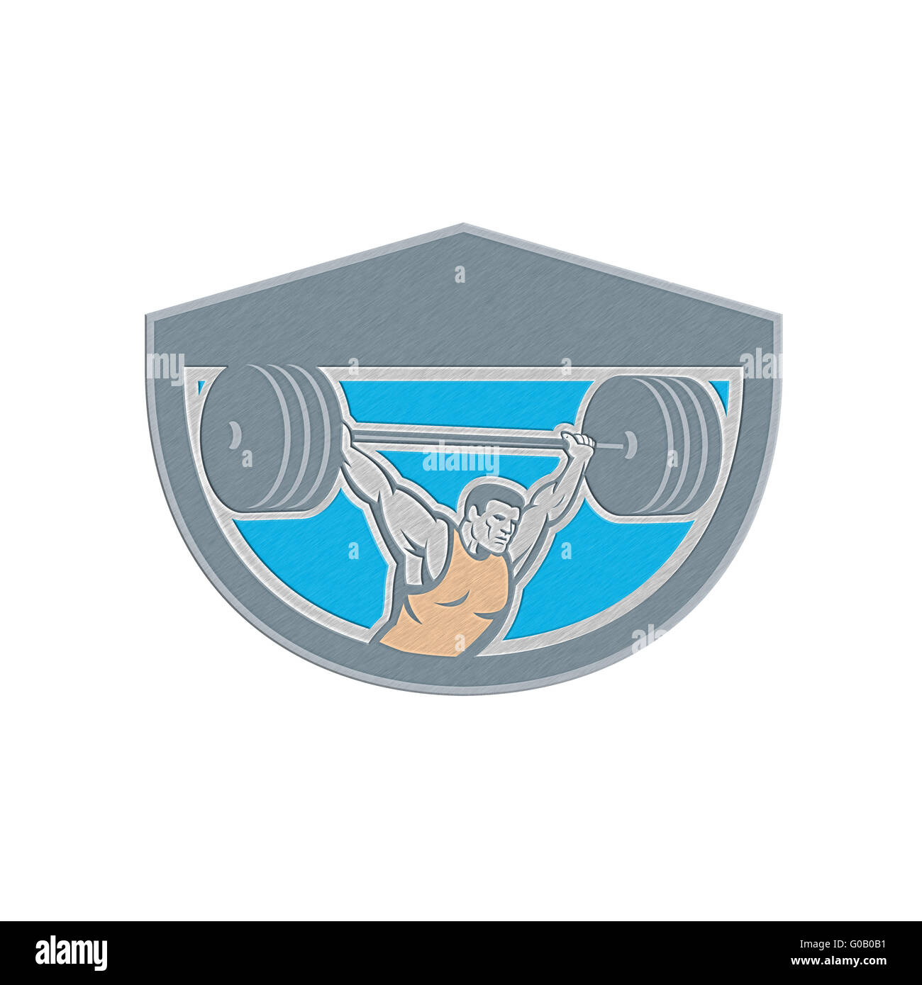 3d muscle man lifting barbell hi-res stock photography and images - Alamy