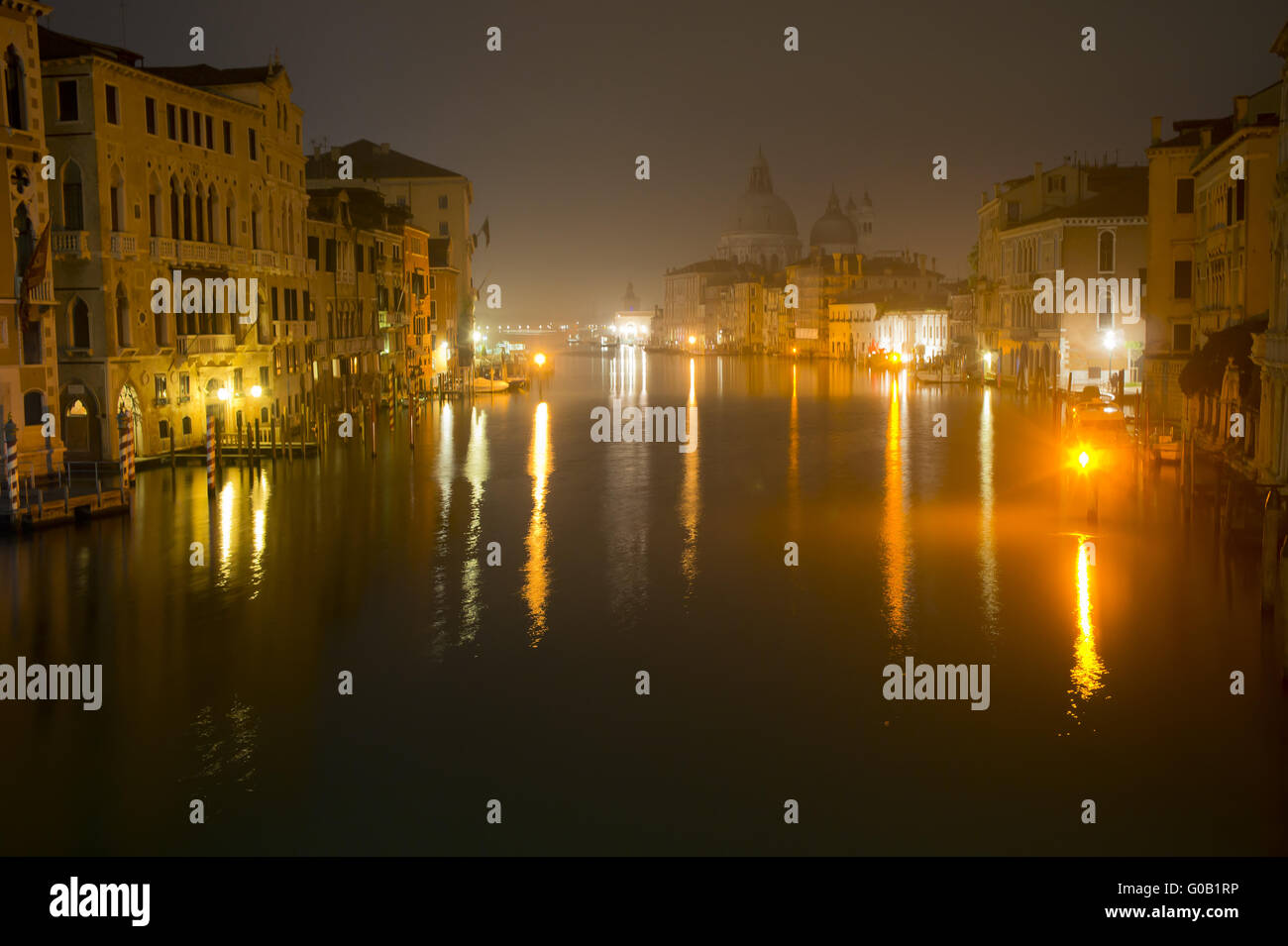 Venice grand canal night hi-res stock photography and images - Alamy