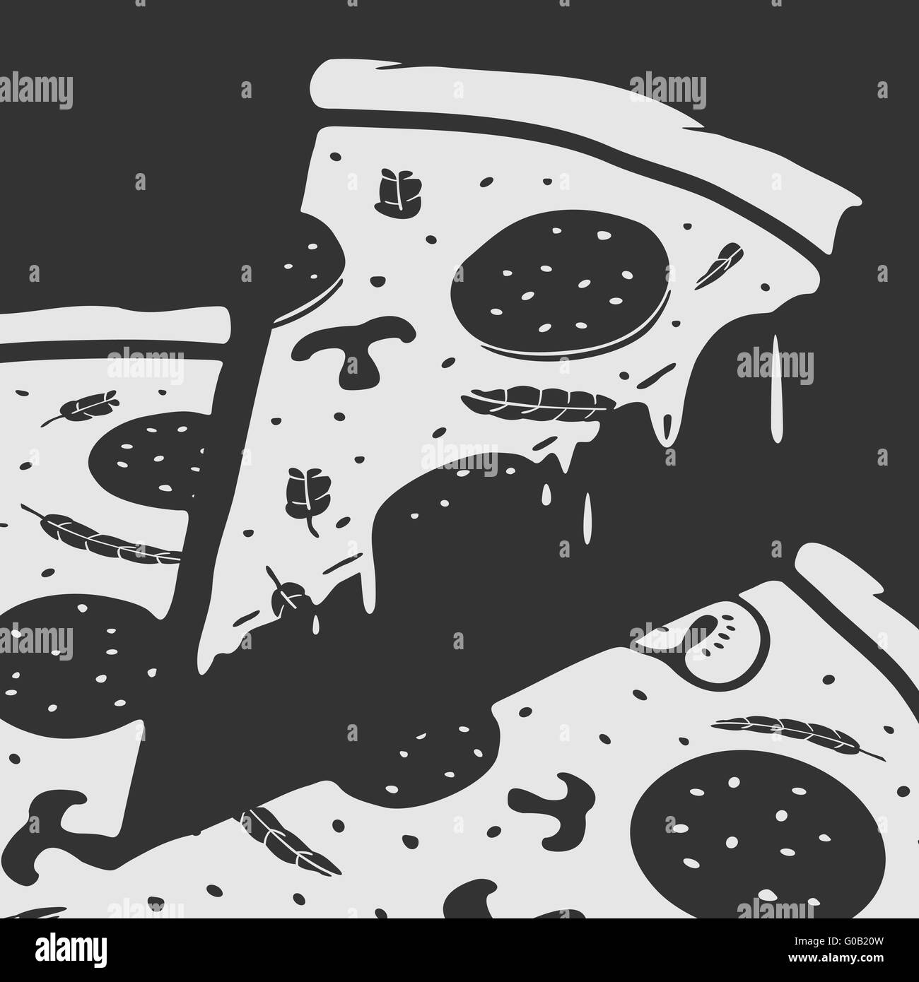 Vector Emblem Pizza Stock Vector Image & Art - Alamy