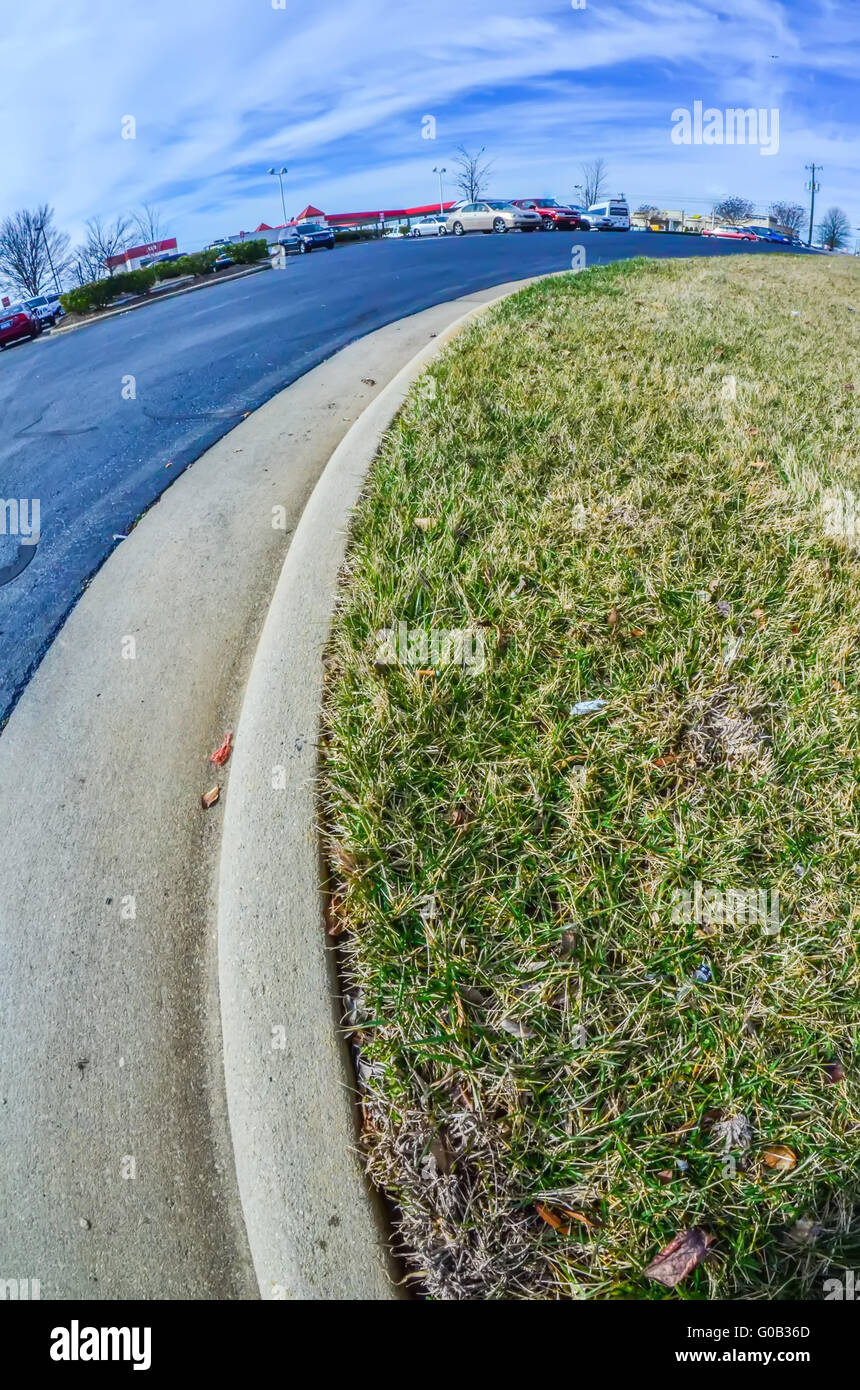 Street curb grass hires stock photography and images Alamy