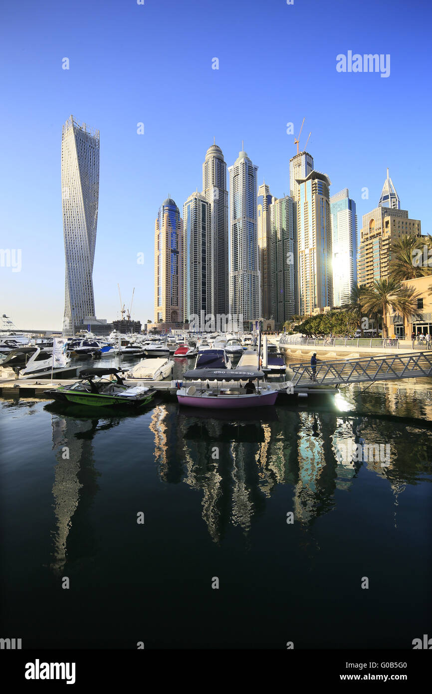 Dubai Marina Stock Photo