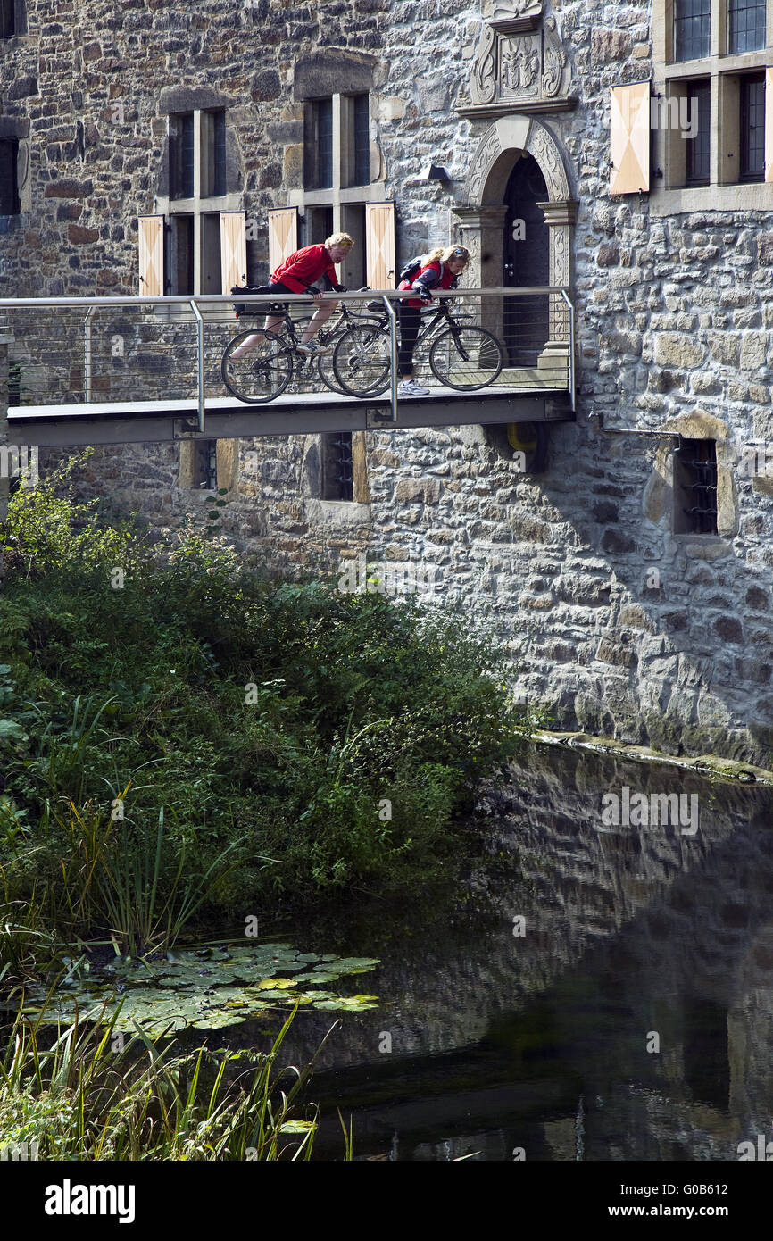 cyclists-on-the-ruhr-valley-cycle-route-germany-stock-photo-alamy