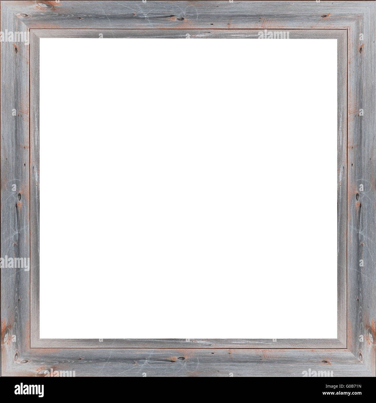 nice wooden frame isolated on the white background Stock Photo - Alamy