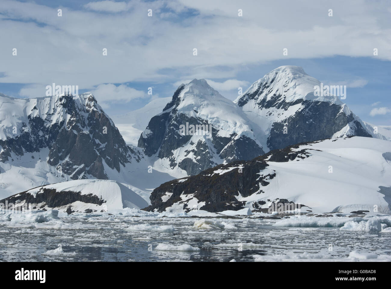 Mountains of Antarctica - 4. Stock Photo