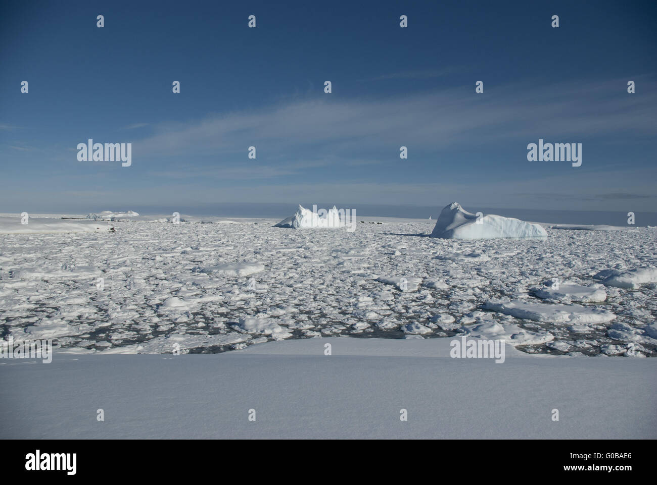 Icebergs in the Southern Ocean - 2. Stock Photo