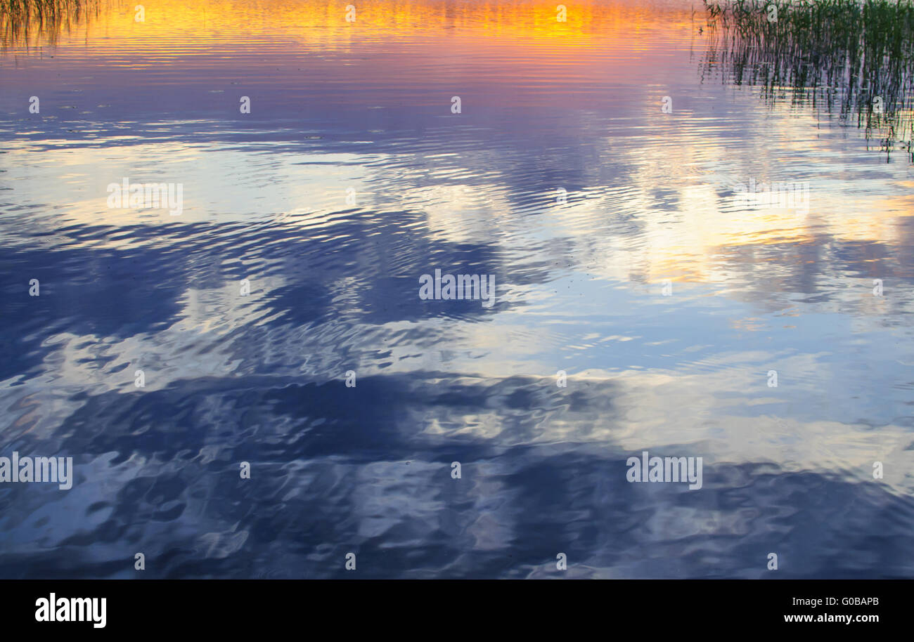 Beautiful evening sky beach hi-res stock photography and images - Alamy