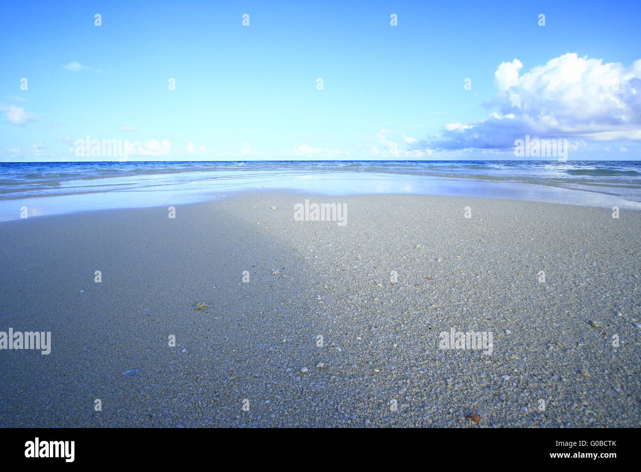 Corall beach at Eriyadu Stock Photo