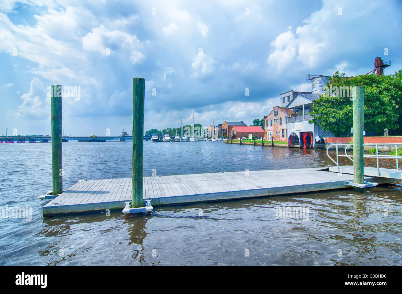 waterfront scenes in washington north carolina Stock Photo Alamy